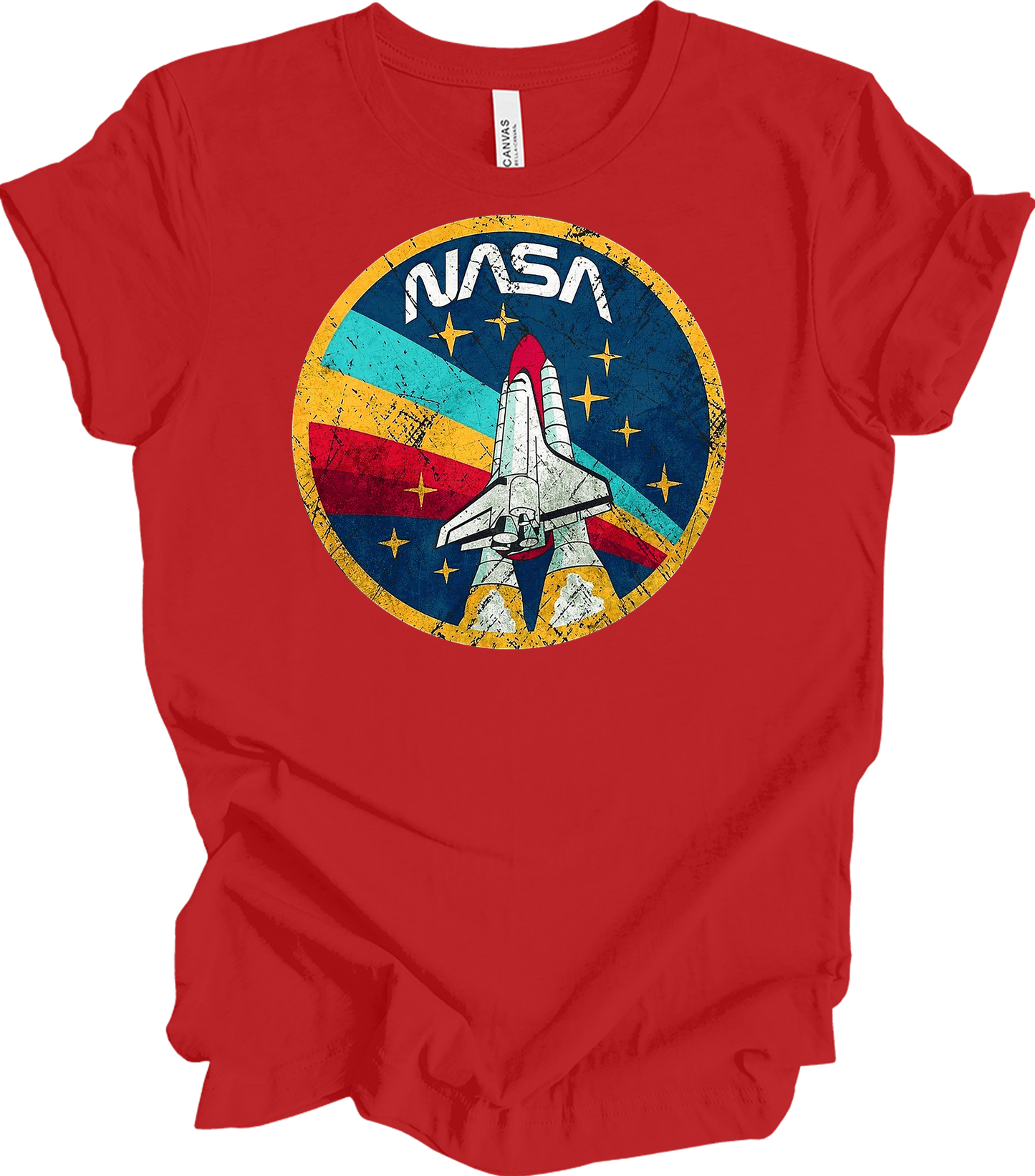 NASA Vintage Shuttle T-Shirt in Red