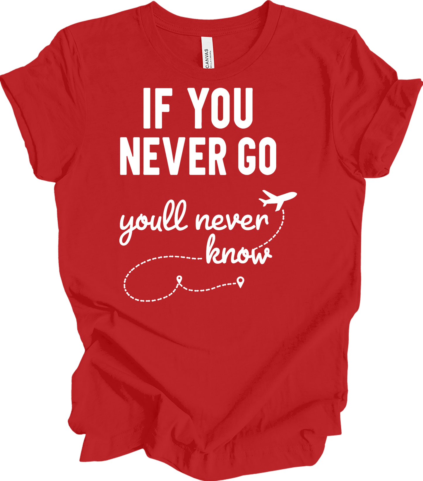 Travel Adventure T-Shirt in Red