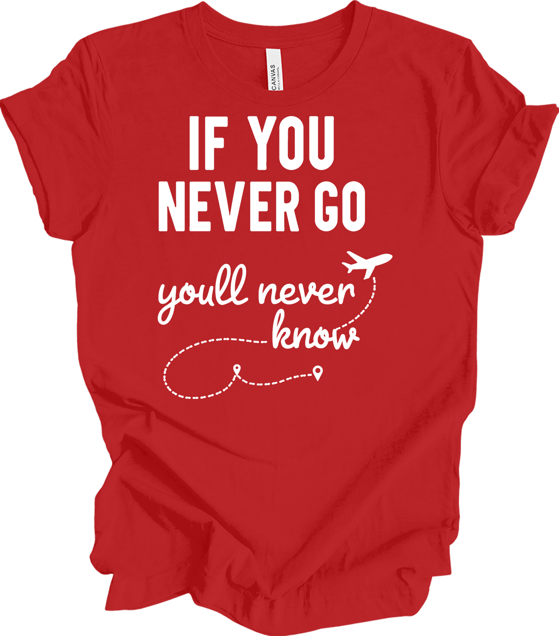 Travel Adventure T-Shirt in Red