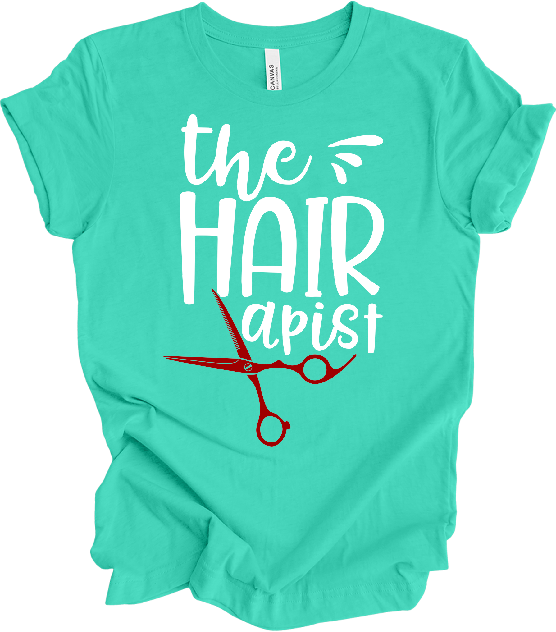 The Hairapist - Funny Unisex T-Shirt in Teal