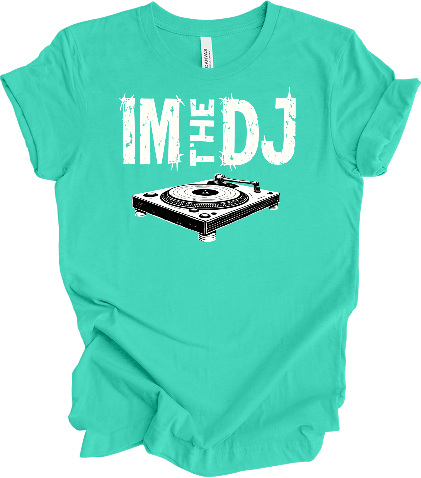 I'm The DJ Music T-Shirt in Teal