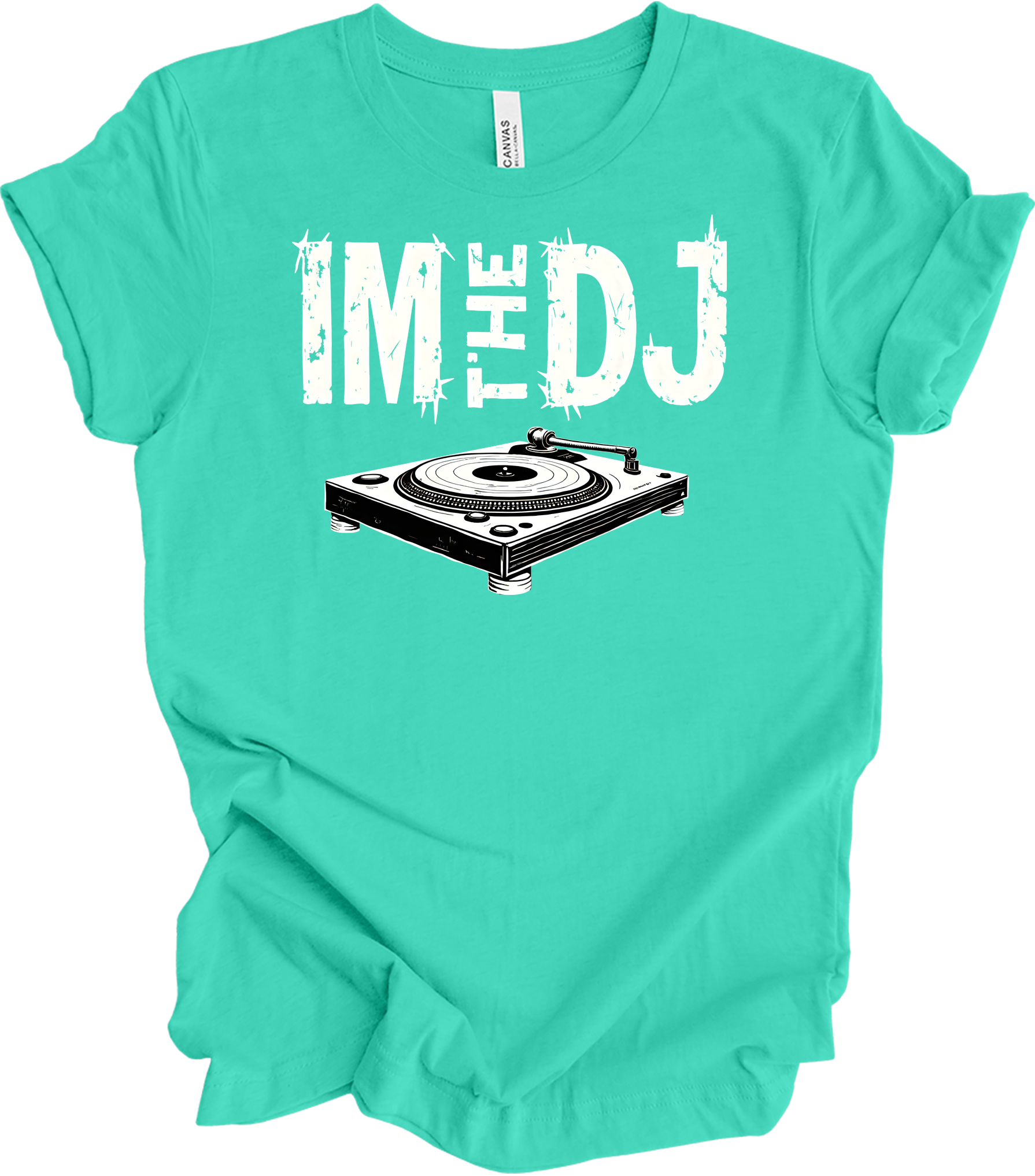 I'm The DJ Music T-Shirt in Teal