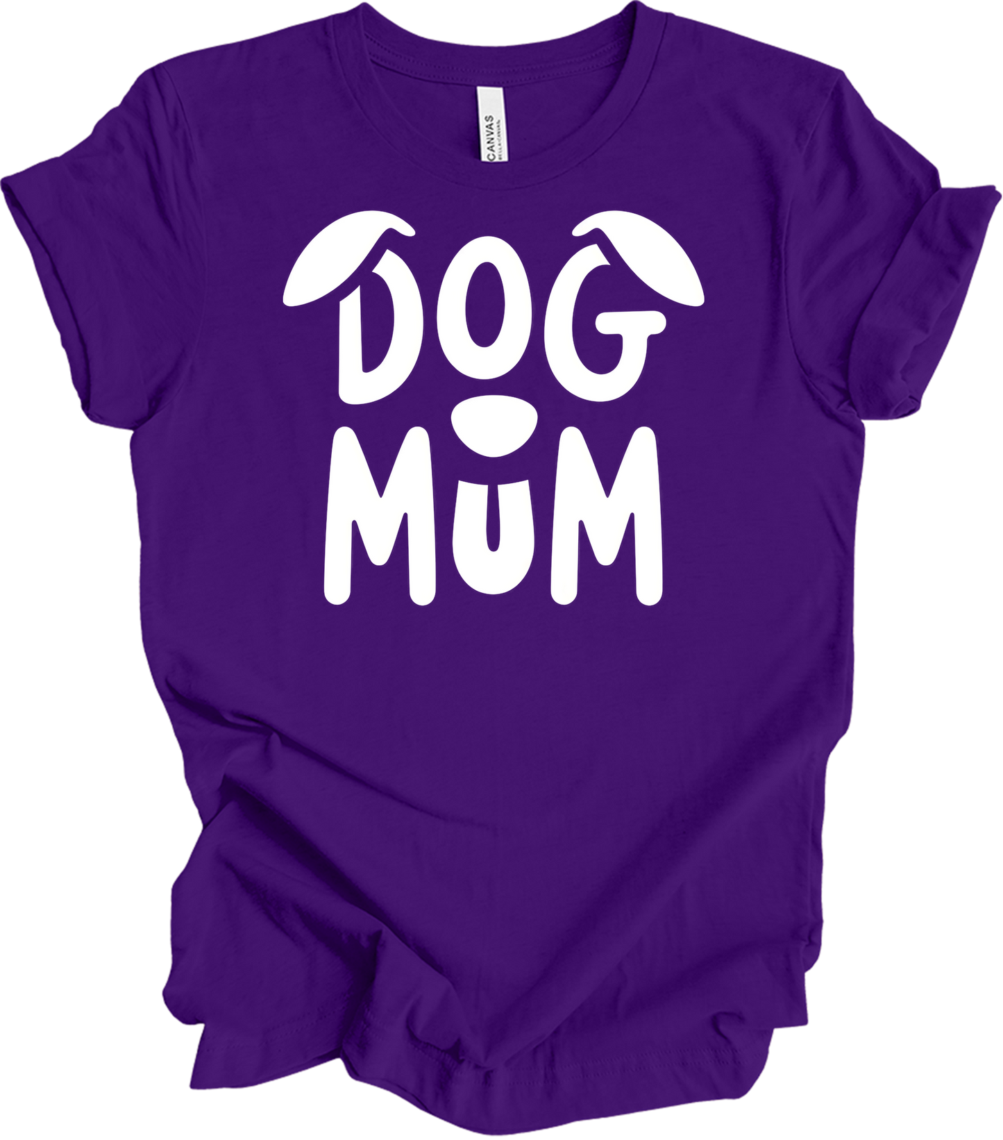 Dog Mum Domo Kun T-Shirt in Team Purple