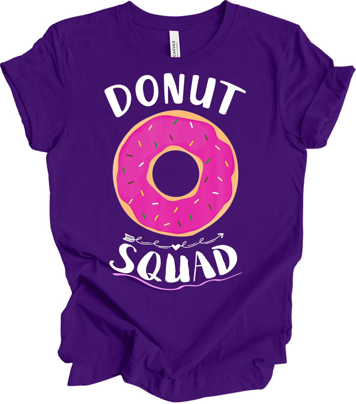 Donut Squad - Funny Foodie Gift T-Shirt in Team Purple