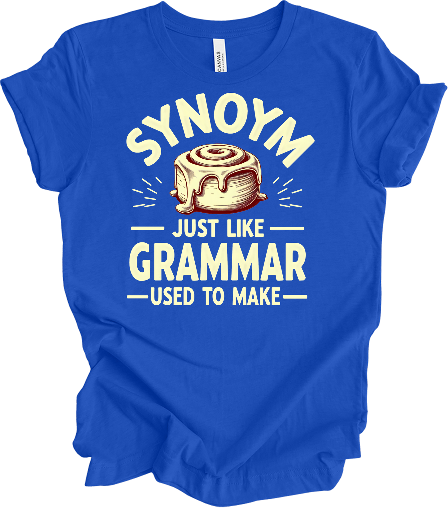 Synonym Cinnamon Roll T-Shirt in True Royal