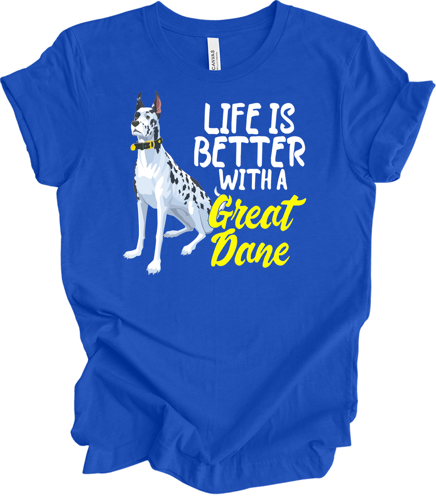 Great Dane Mom - Dog Lover Gift T-Shirt in True Royal