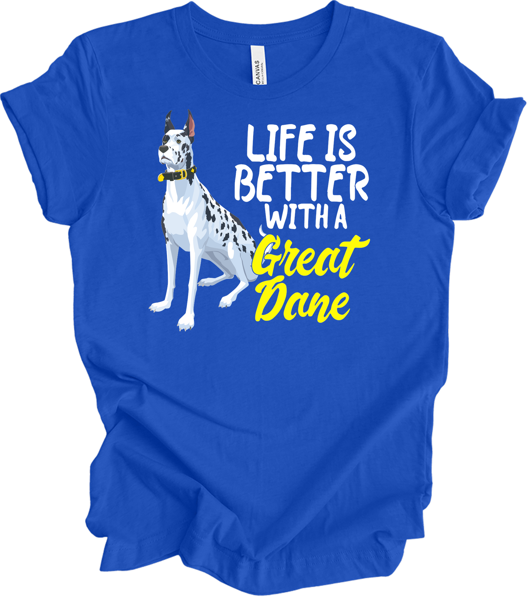 Great Dane Mom - Dog Lover Gift T-Shirt in True Royal