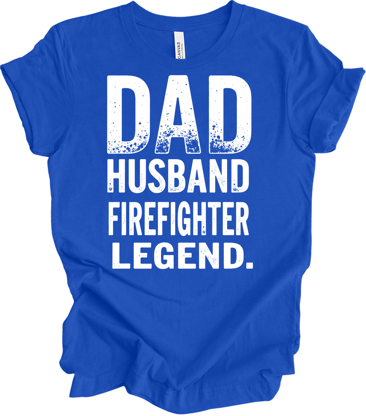Firefighter Legend Gift T-Shirt in True Royal