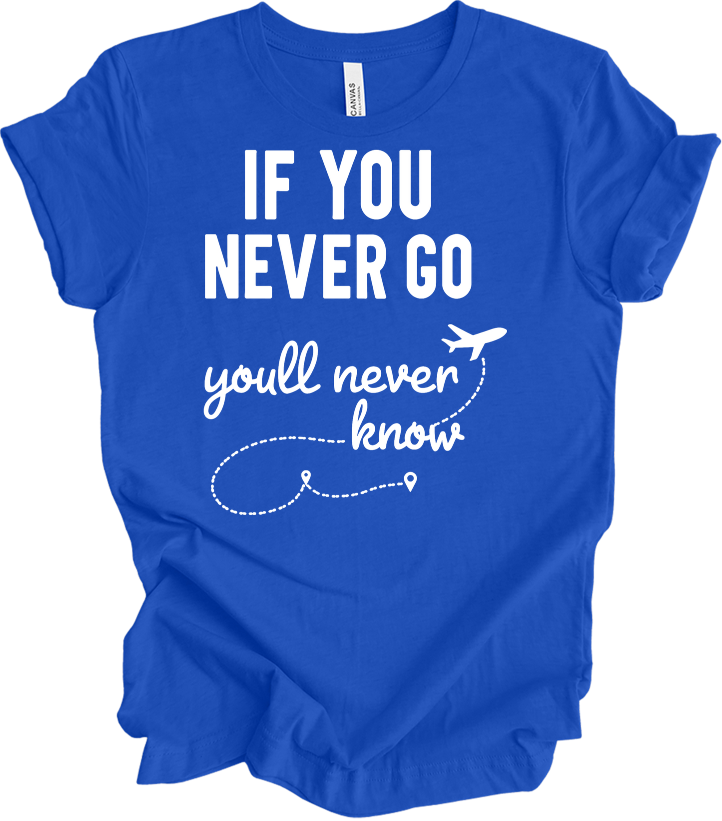 Travel Adventure T-Shirt in True Royal