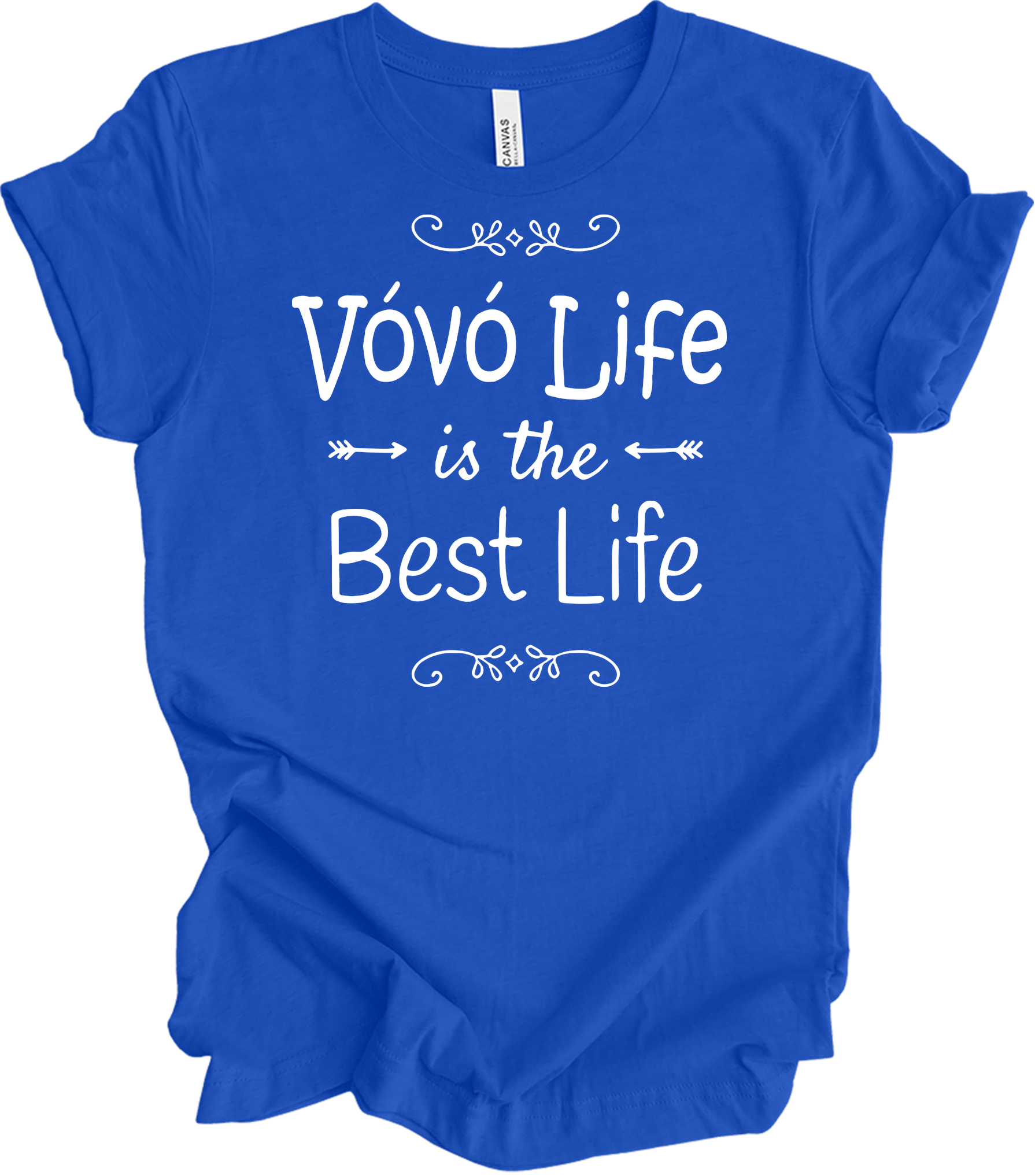Vovó Life Best Life T-Shirt in True Royal