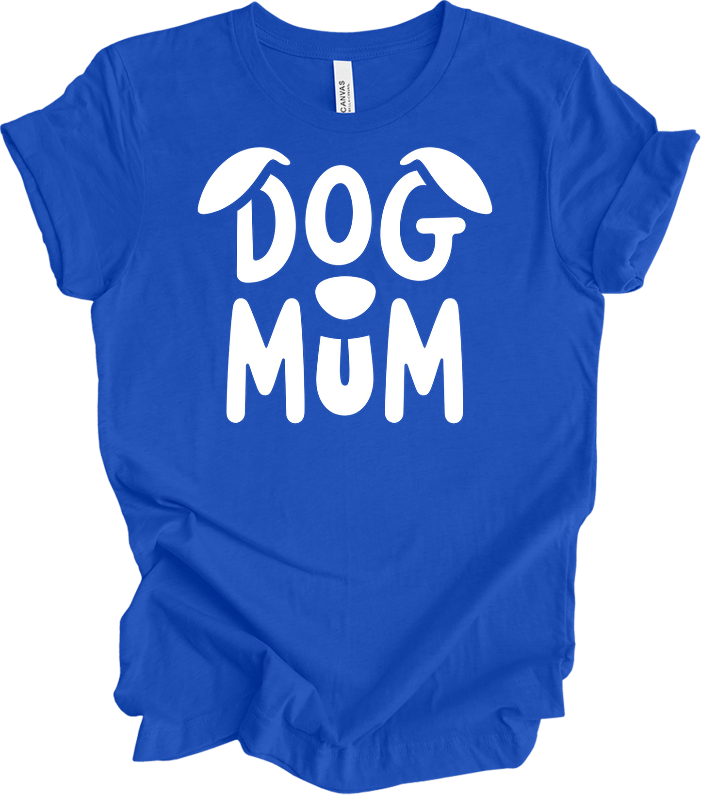 Dog Mum Domo Kun T-Shirt in True Royal