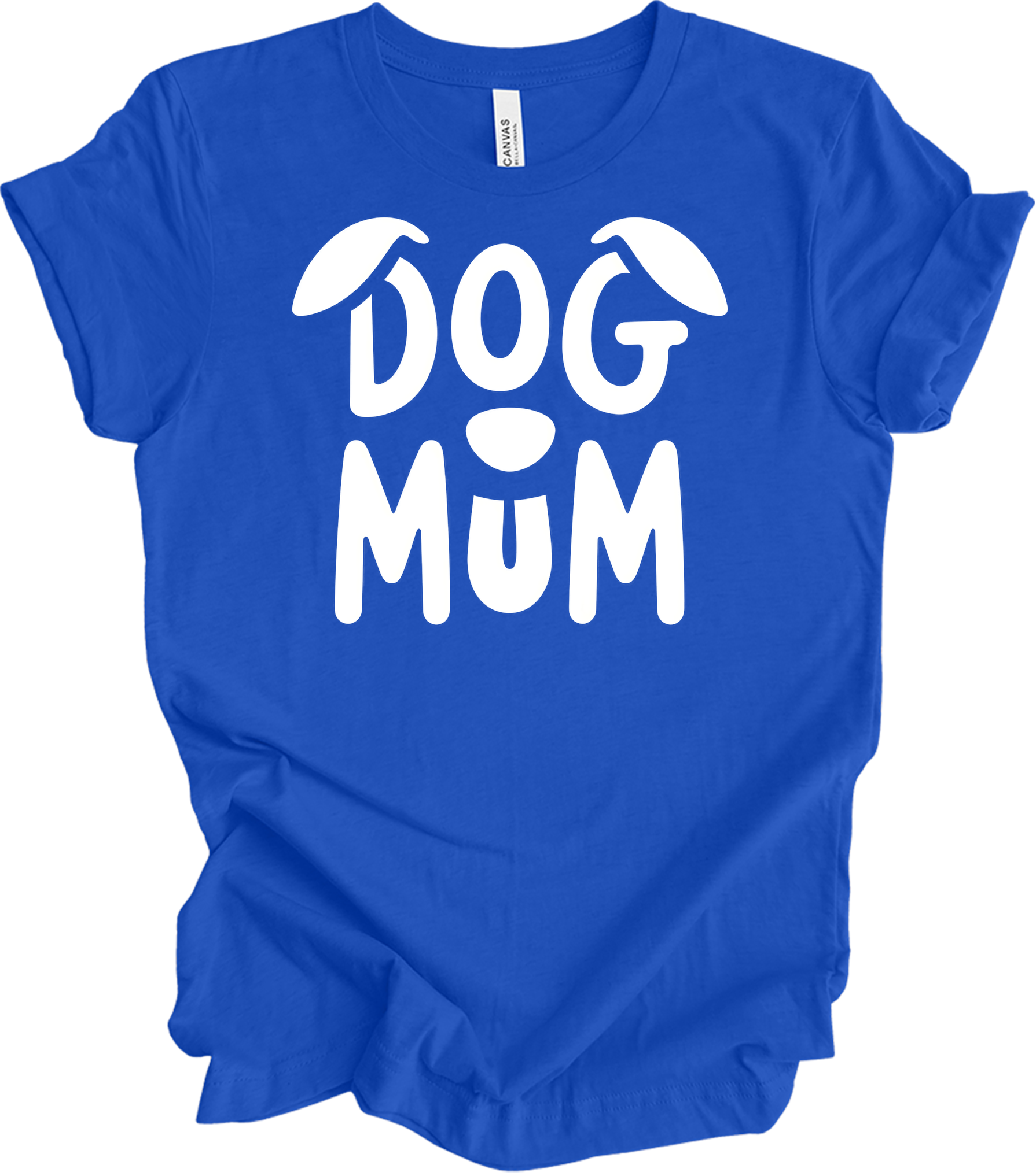 Dog Mum Domo Kun T-Shirt in True Royal