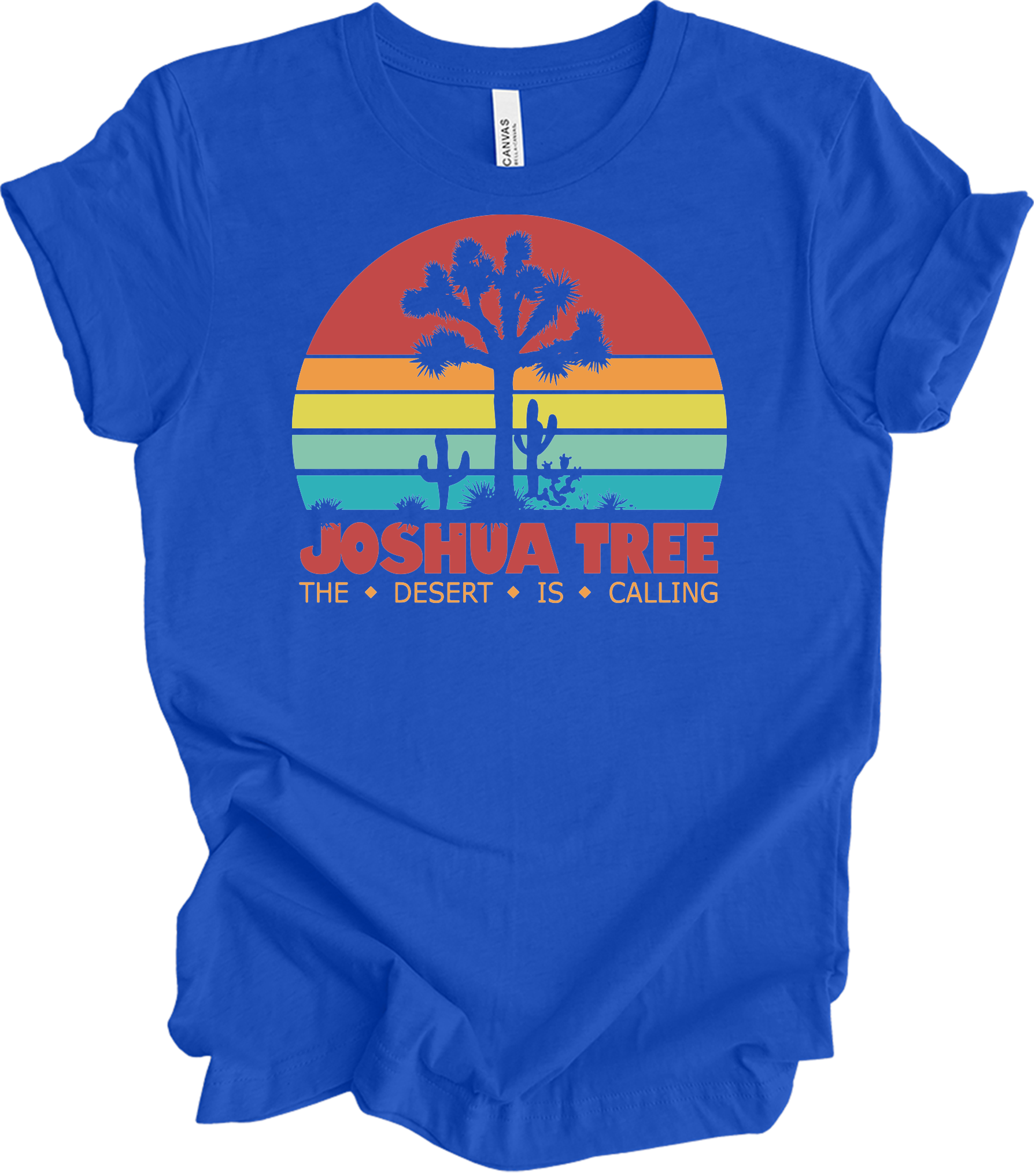 Joshua Tree Vintage T-Shirt in True Royal