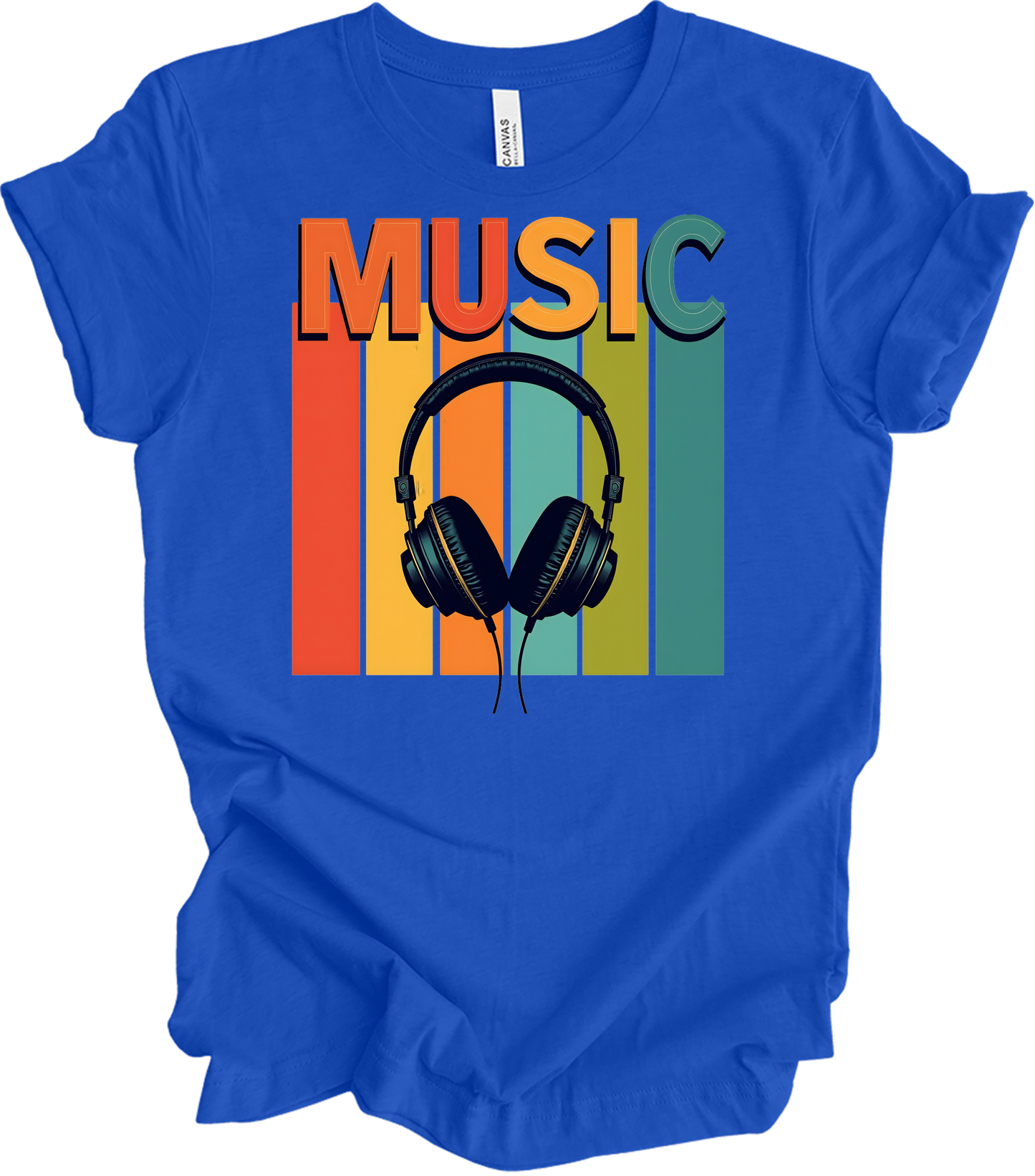 Electronic Music Lover T-Shirt in True Royal