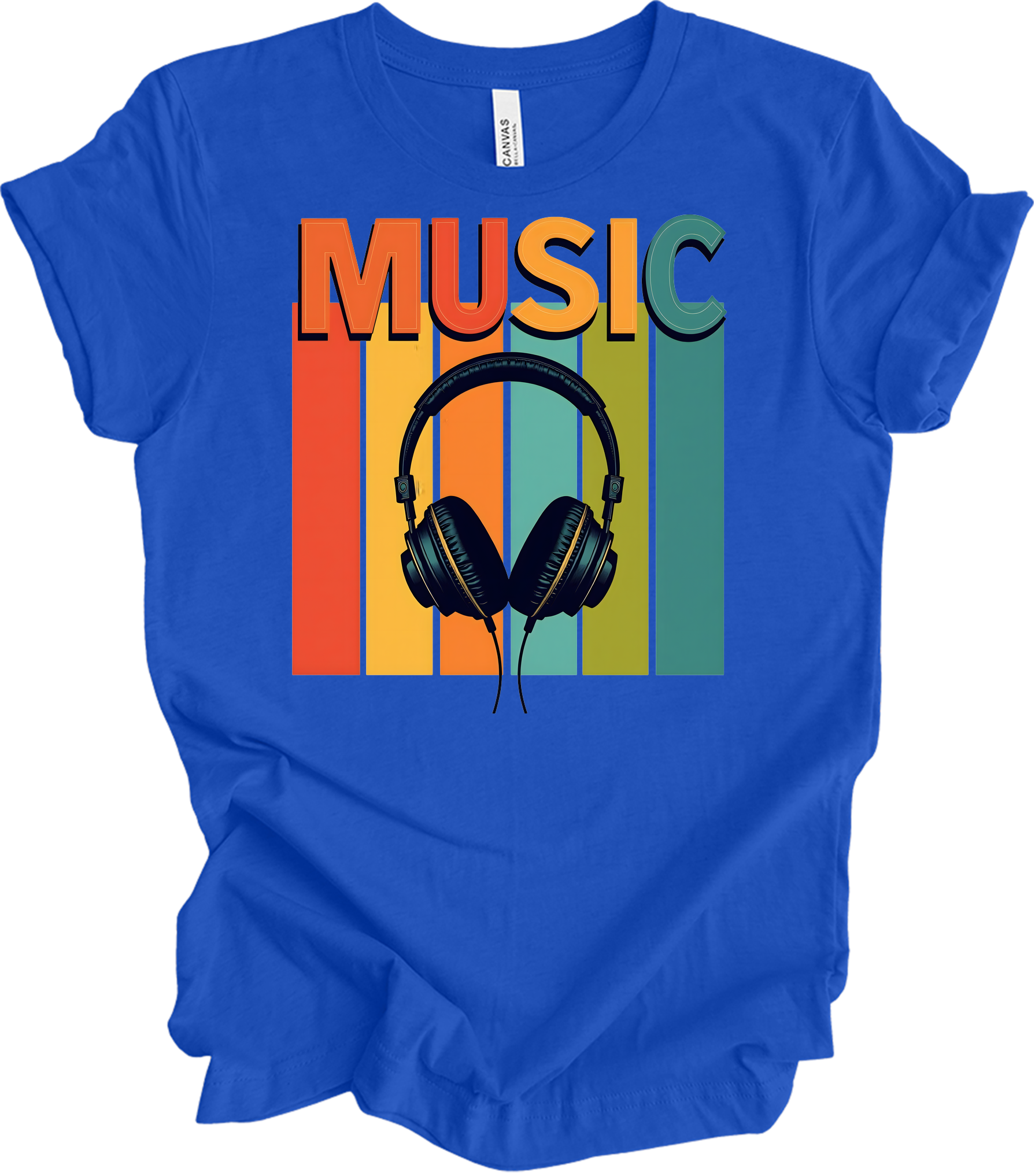 Electronic Music Lover T-Shirt in True Royal