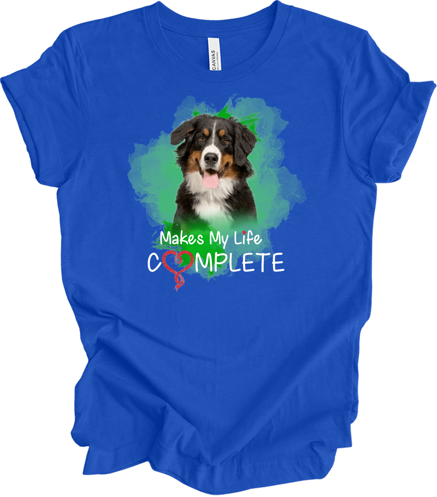 Bernese Mountain Dog Complete T-Shirt in True Royal