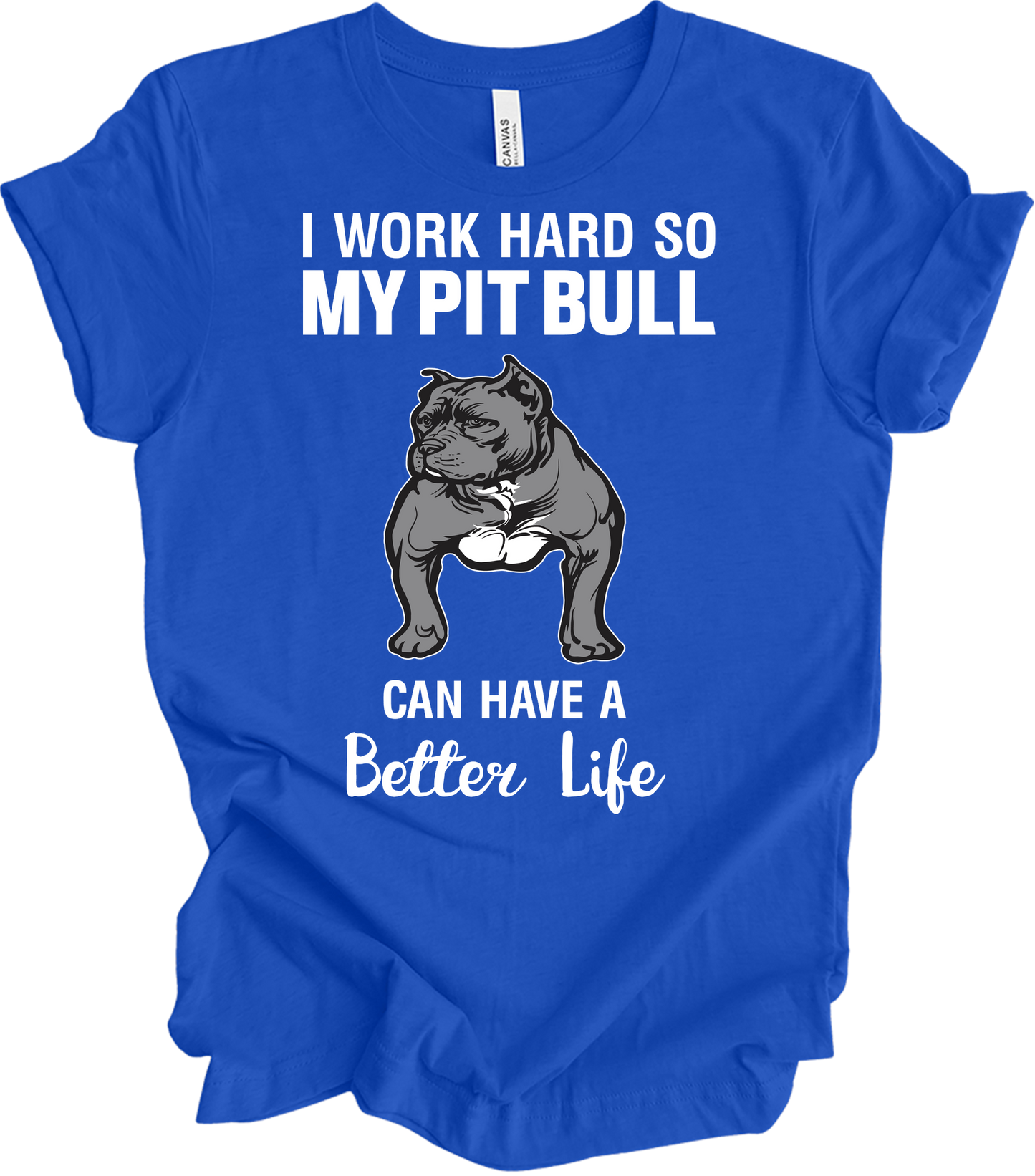 Pitbull Better Life T-Shirt in True Royal