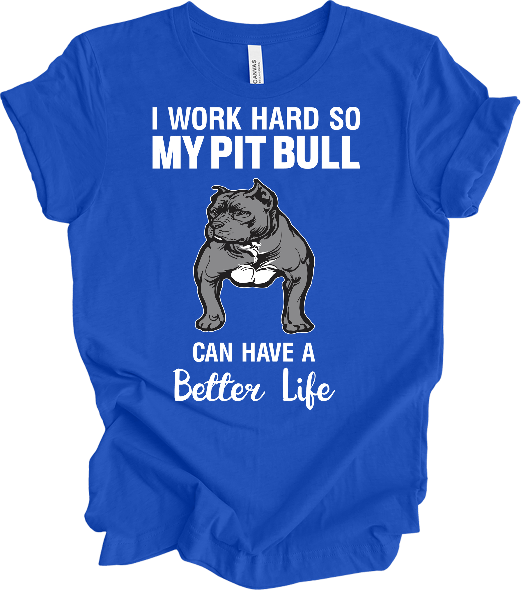 Pitbull Better Life T-Shirt in True Royal