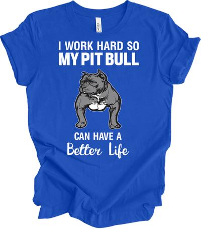 Pitbull Better Life T-Shirt in True Royal