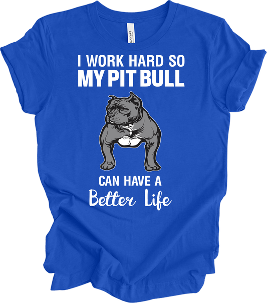 Pitbull Better Life T-Shirt in True Royal