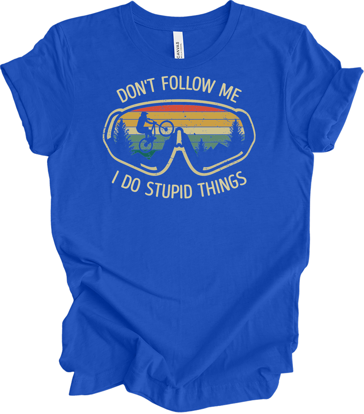 Don't Follow Me MTB T-Shirt in True Royal