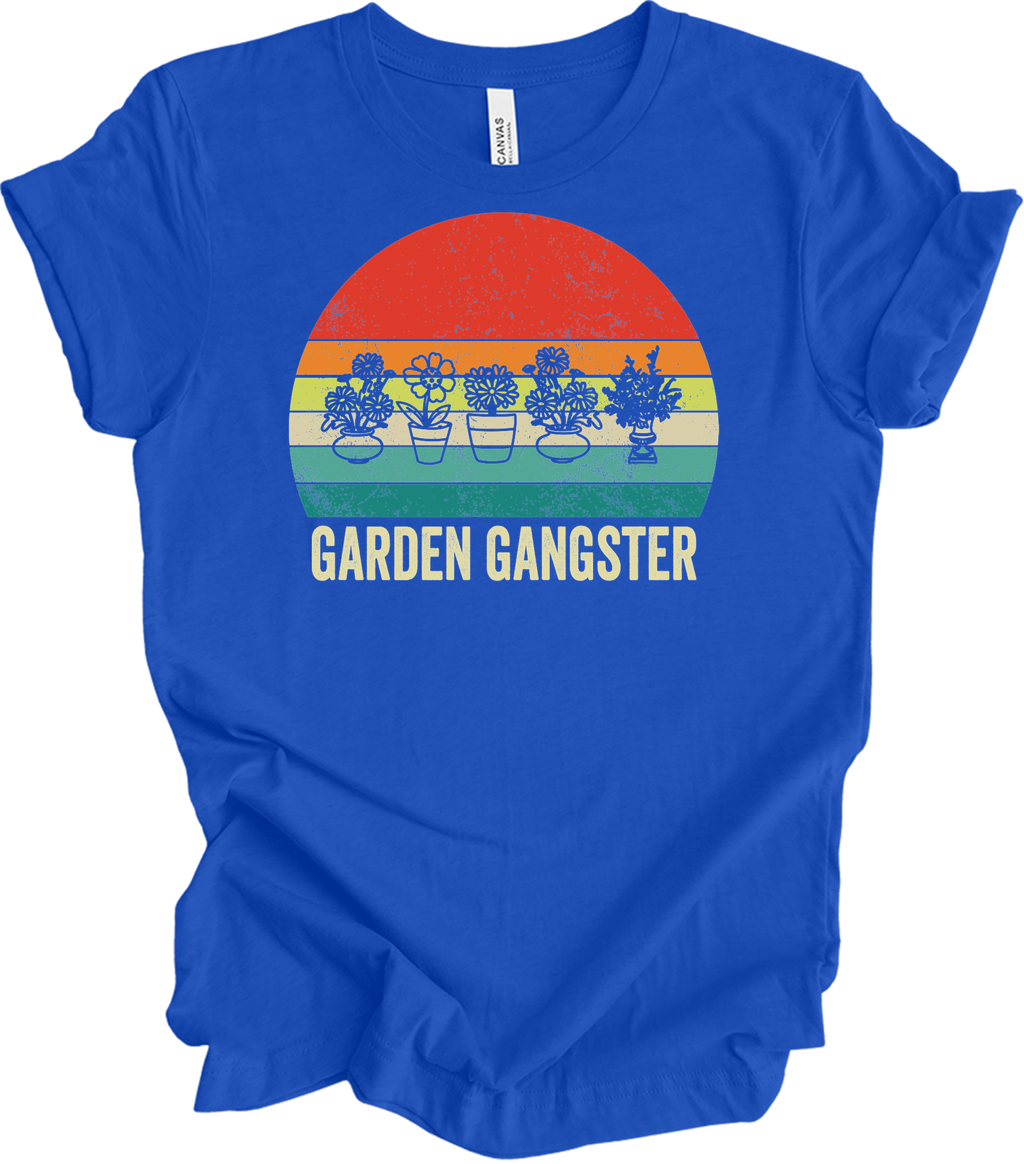 Garden Gangster - Plant Lover Gift T-Shirt in True Royal
