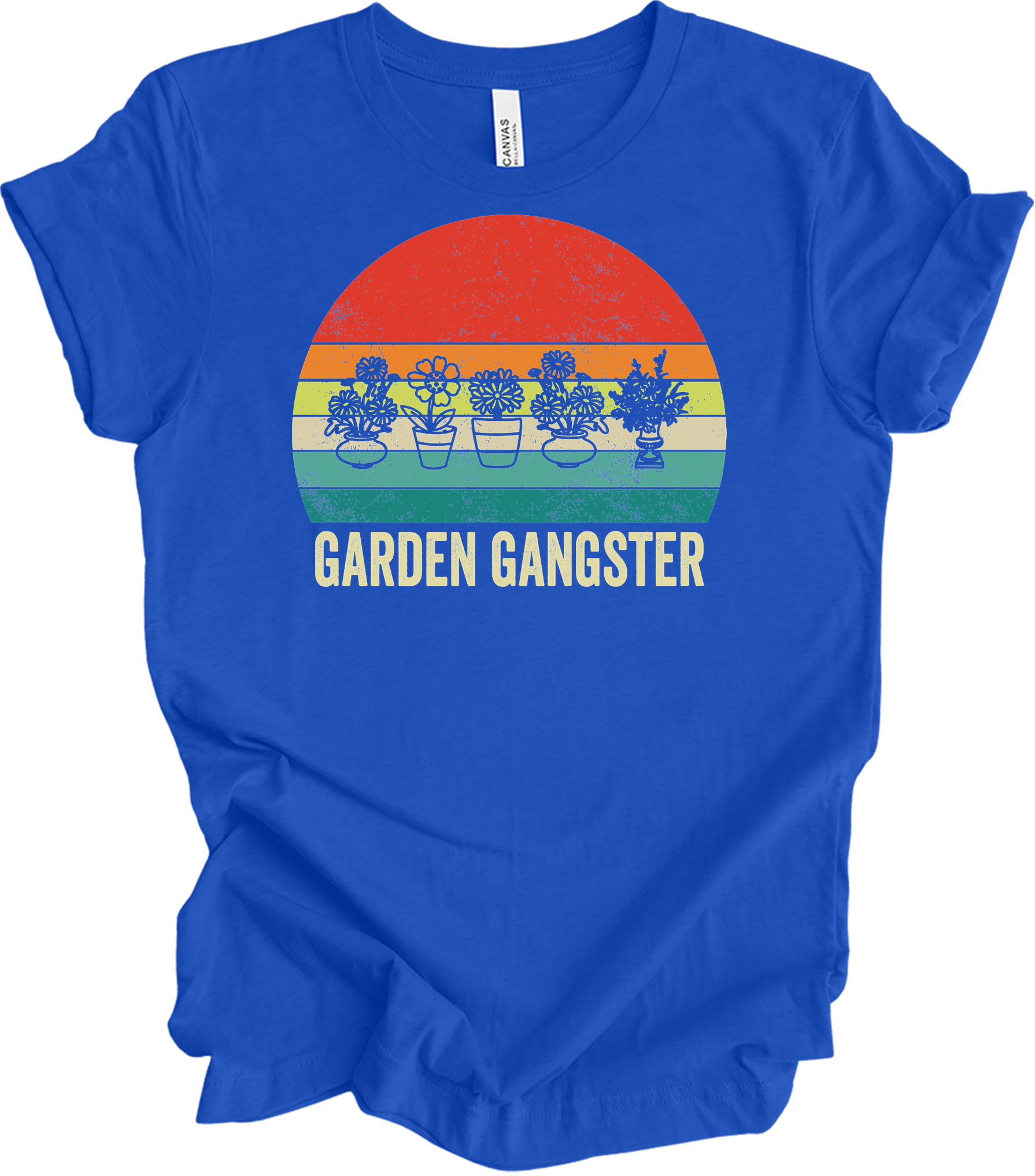 Garden Gangster - Plant Lover Gift T-Shirt in True Royal