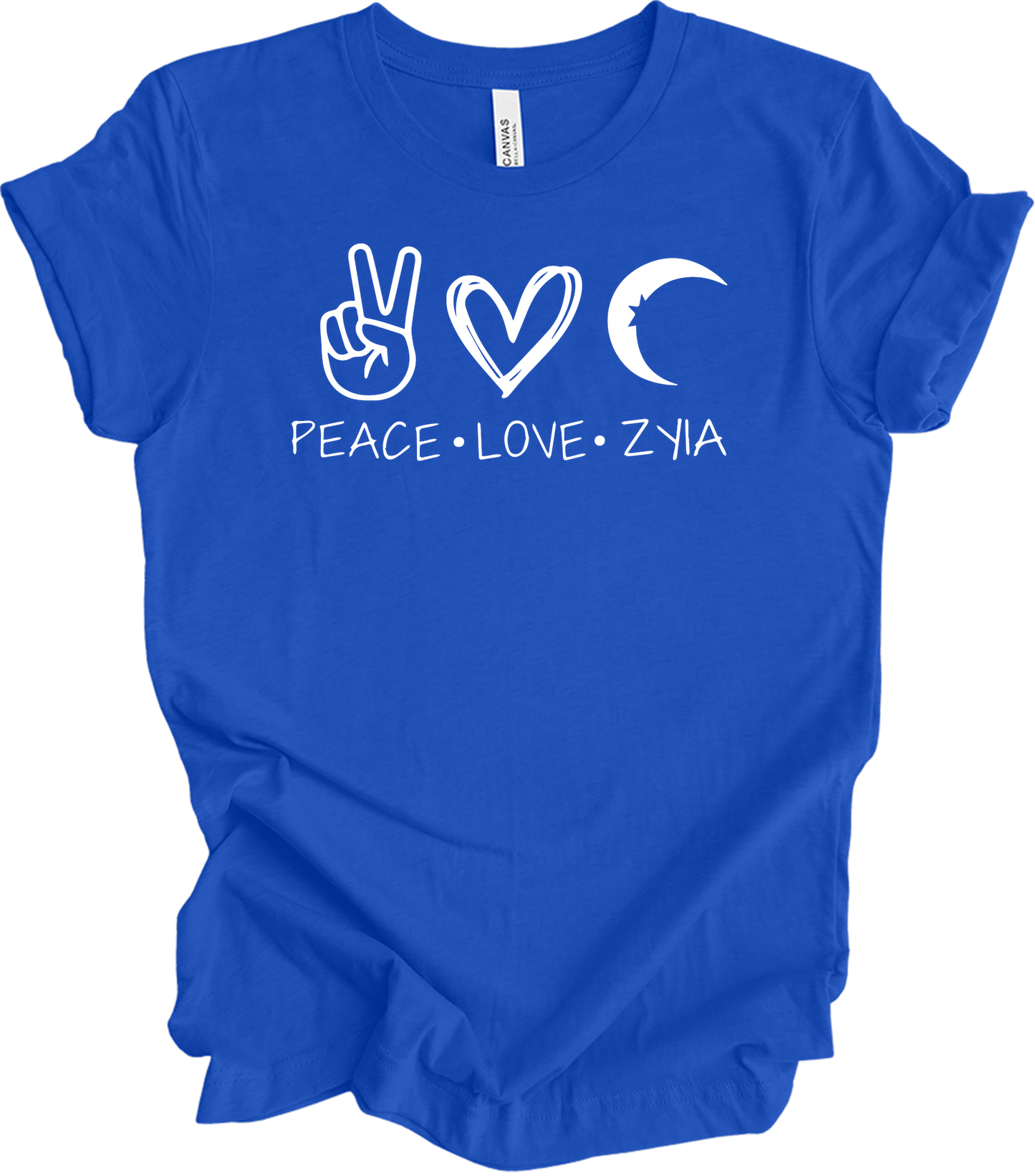 Peace Love Zyia Representative Independent Active Rep T-Shirt in True Royal