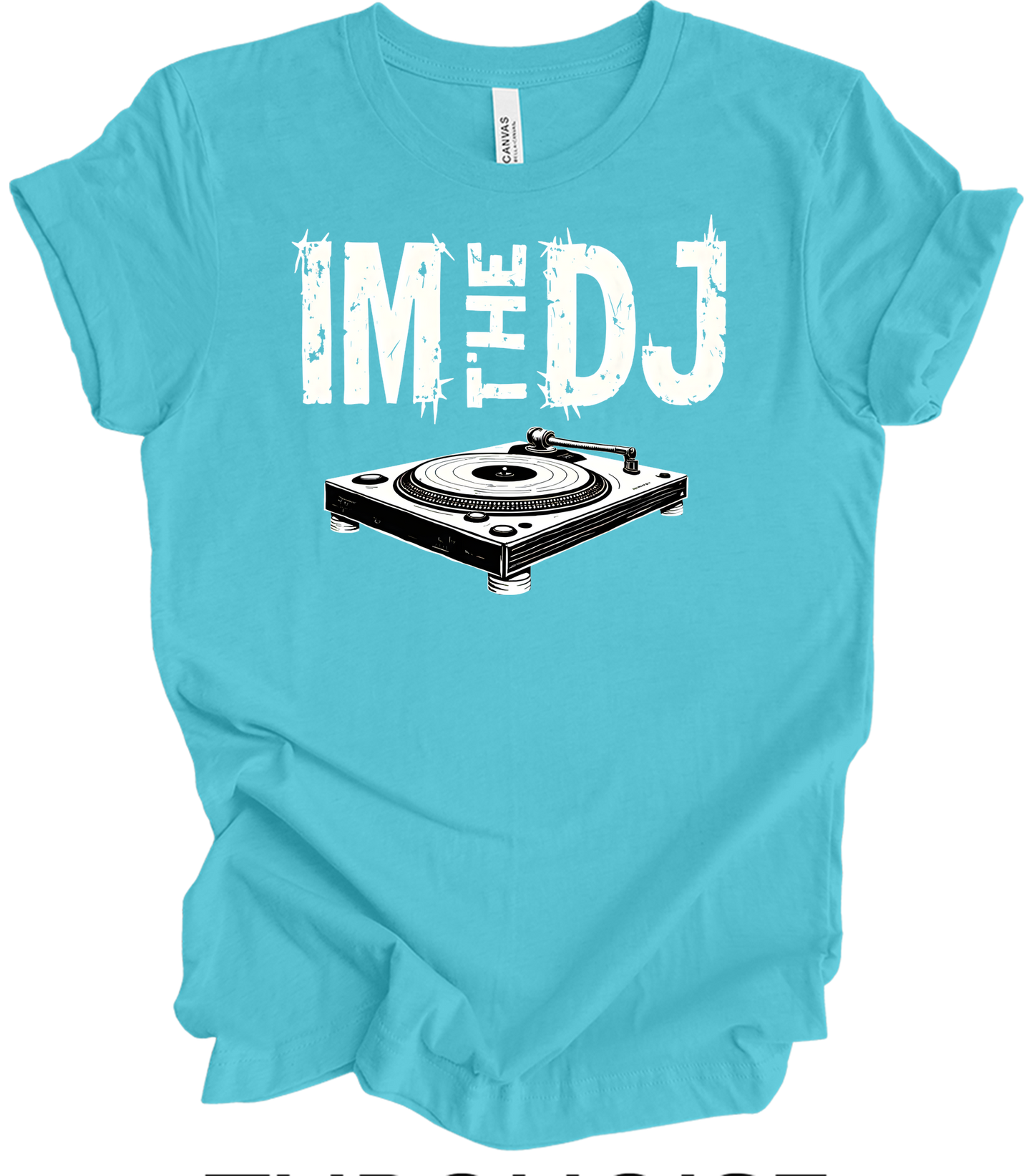 I'm The DJ Music T-Shirt in Turquoise