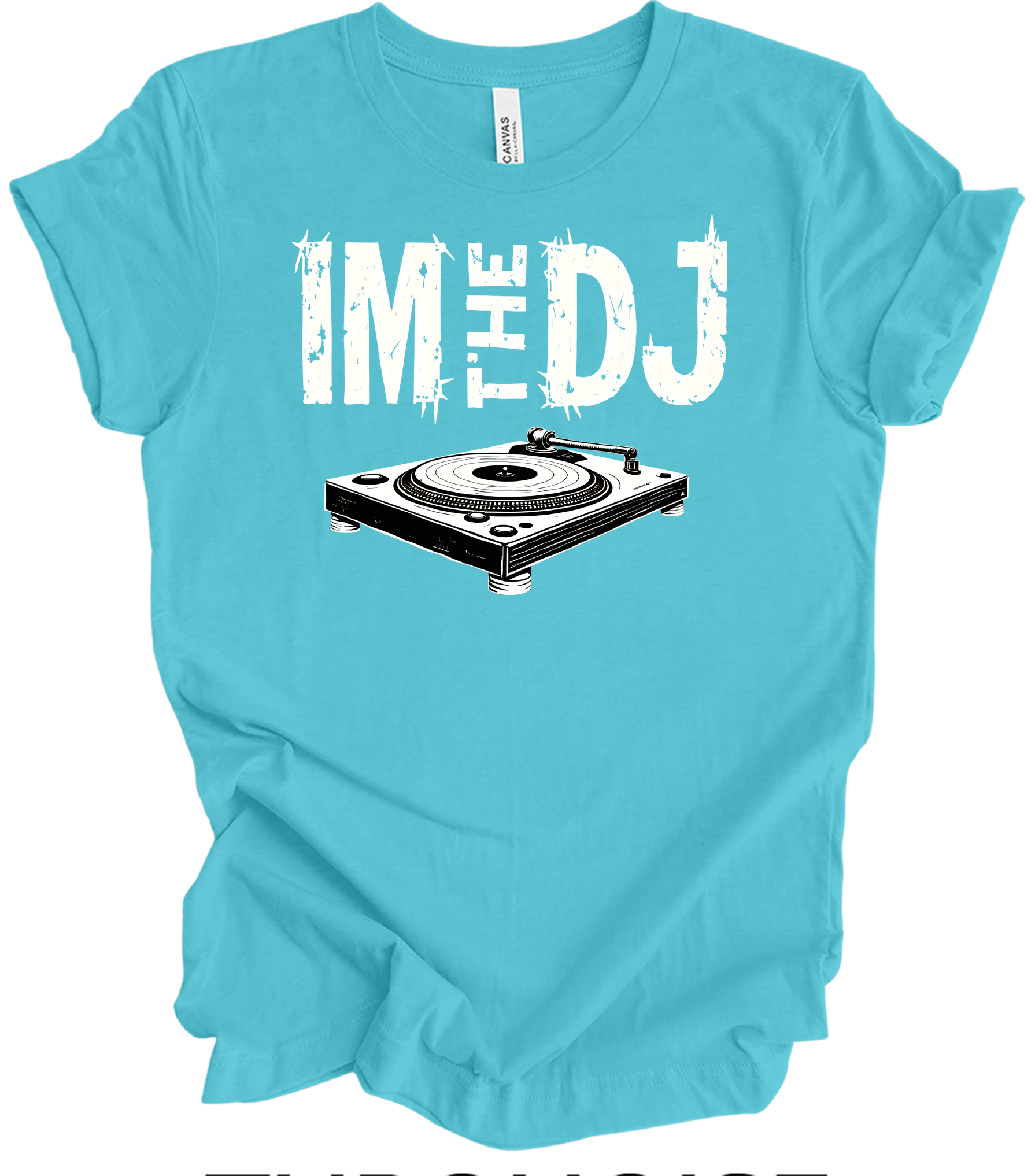 I'm The DJ Music T-Shirt in Turquoise