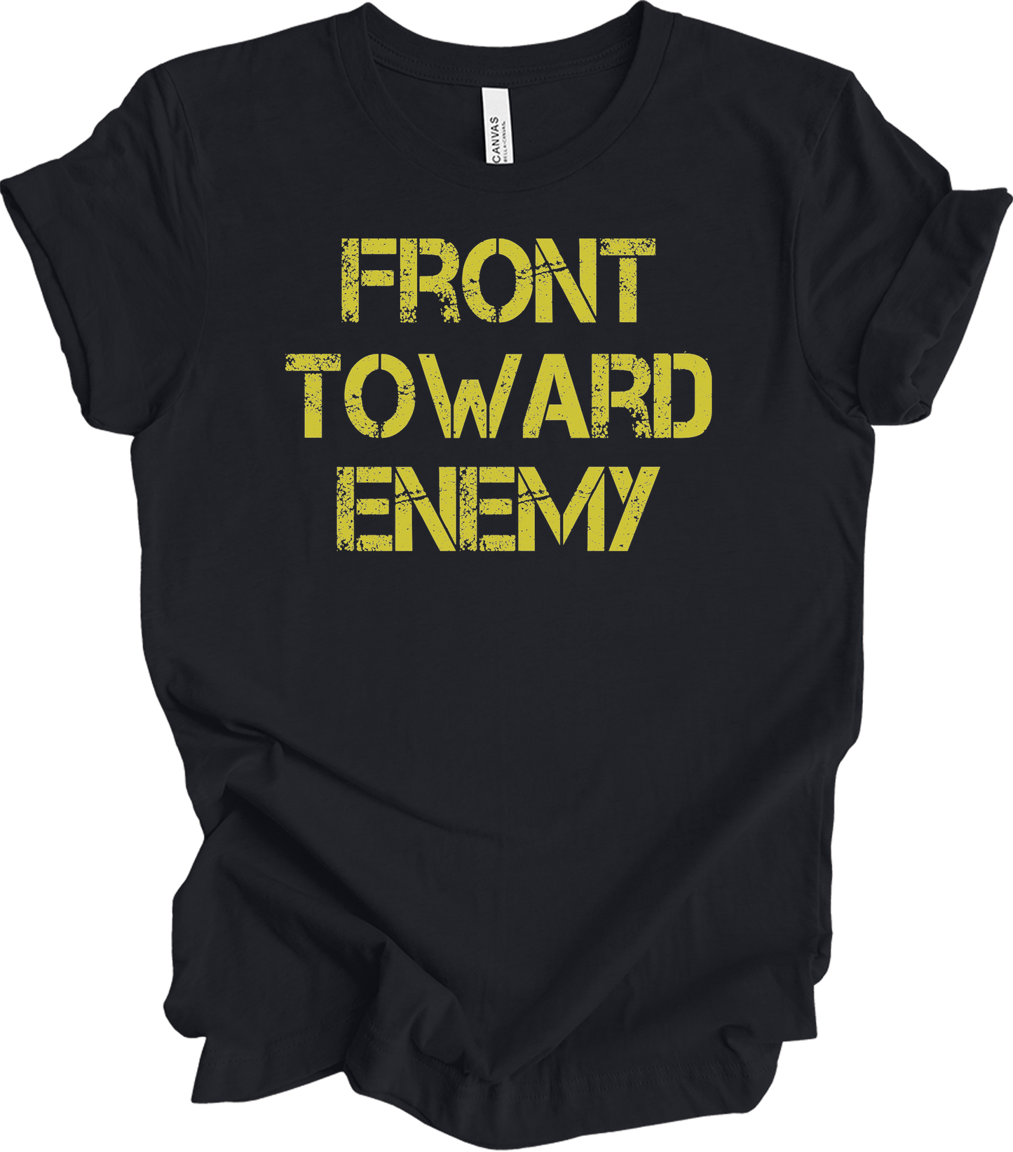 Front Toward Enemy T-Shirt in Vintage Black