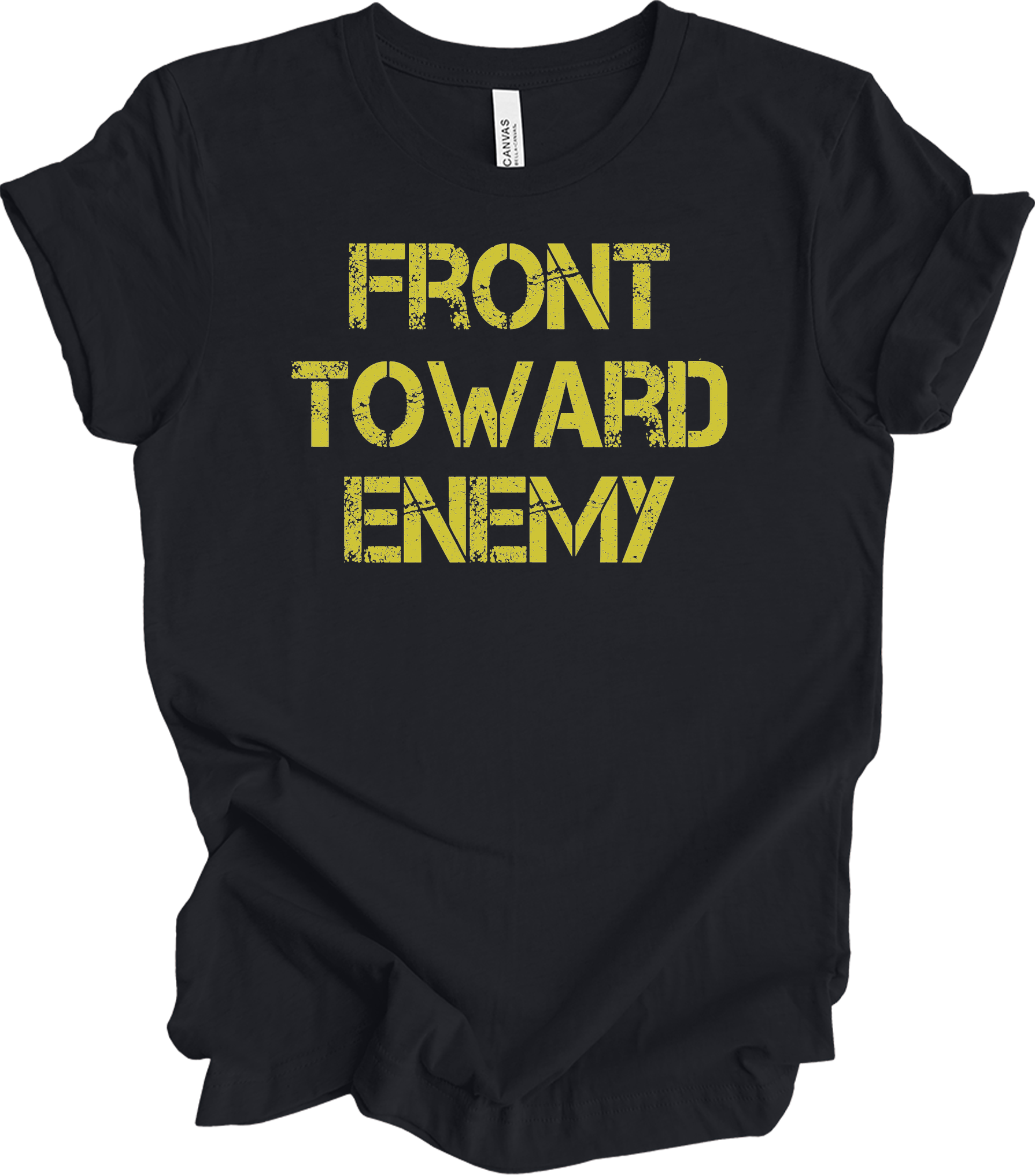 Front Toward Enemy T-Shirt in Vintage Black