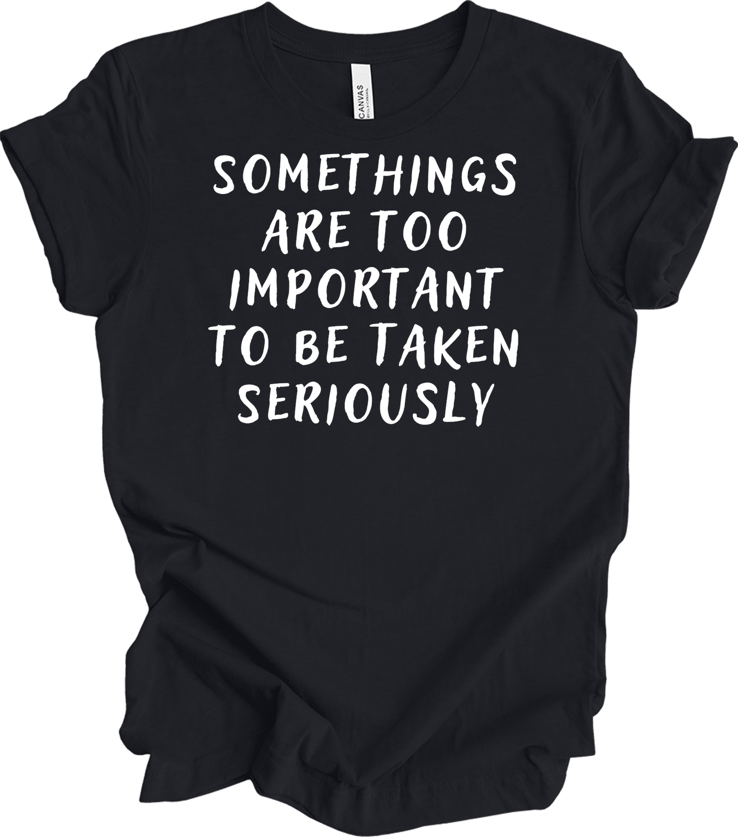 Stage Crew: Important Yet Fun T-Shirt in Vintage Black