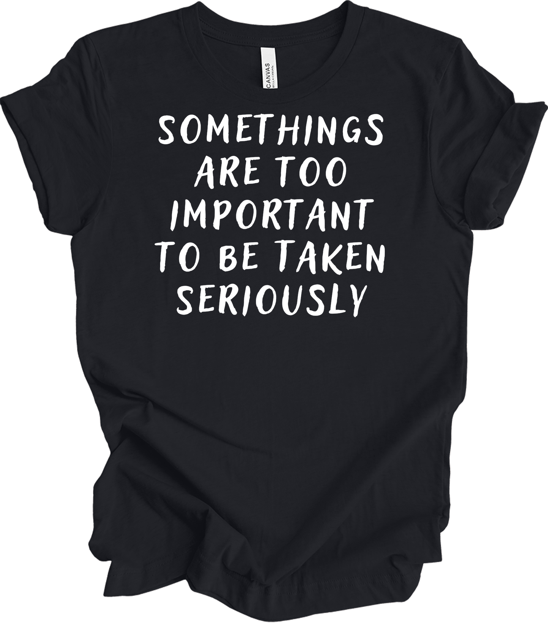 Stage Crew: Important Yet Fun T-Shirt in Vintage Black