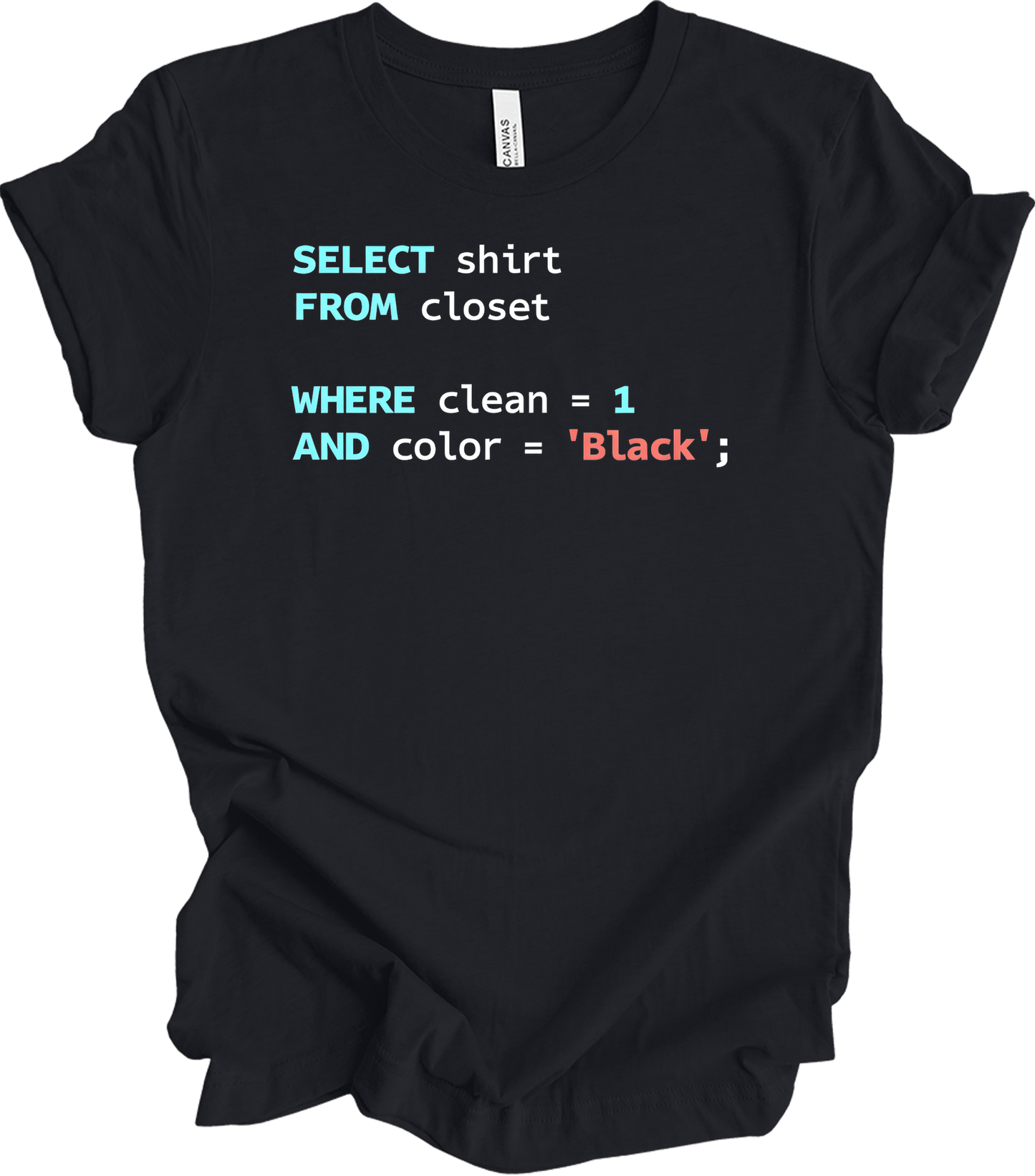 SQL Query : SELECT FROM Closet T-Shirt in Vintage Black