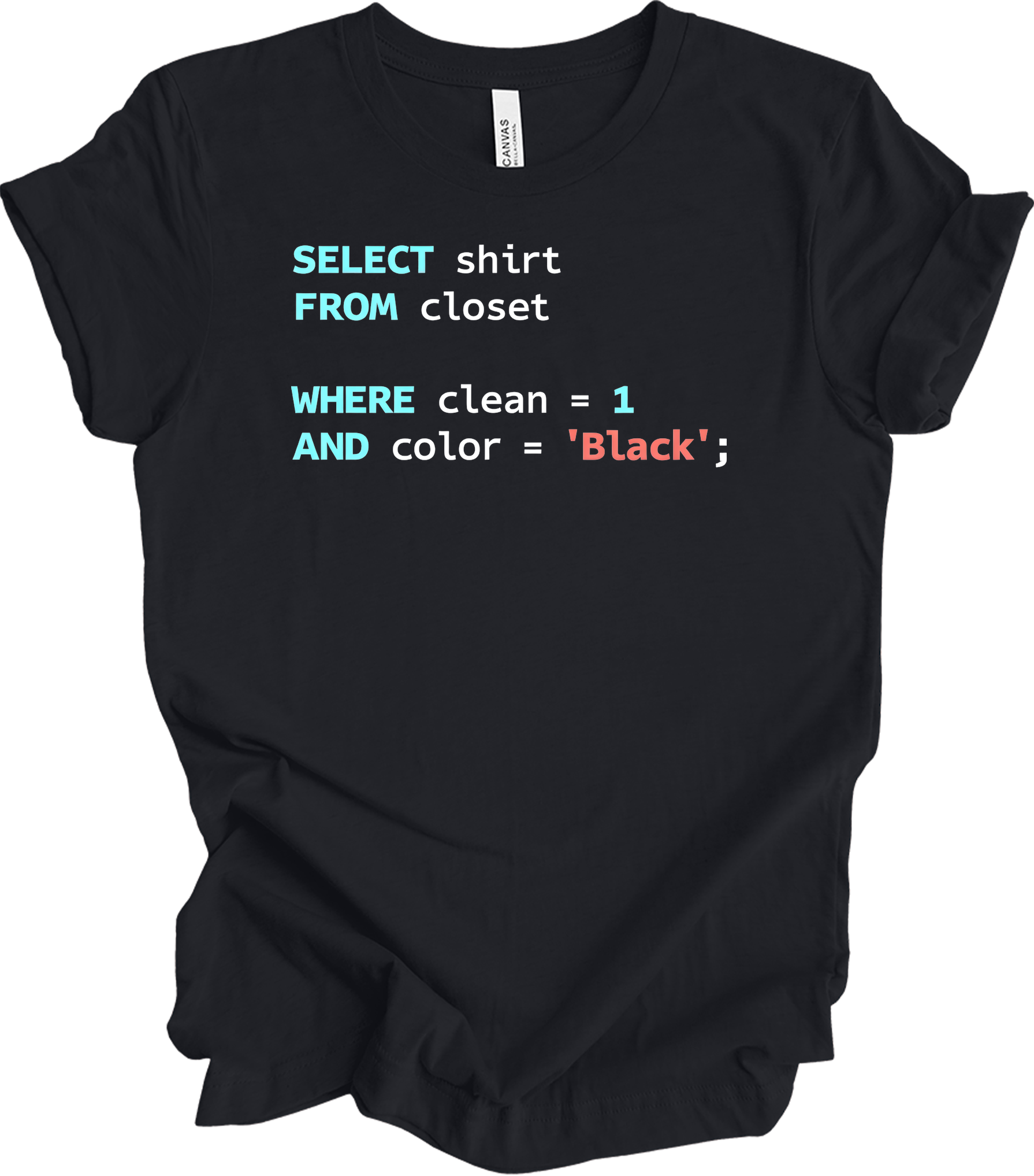 SQL Query : SELECT FROM Closet T-Shirt in Vintage Black