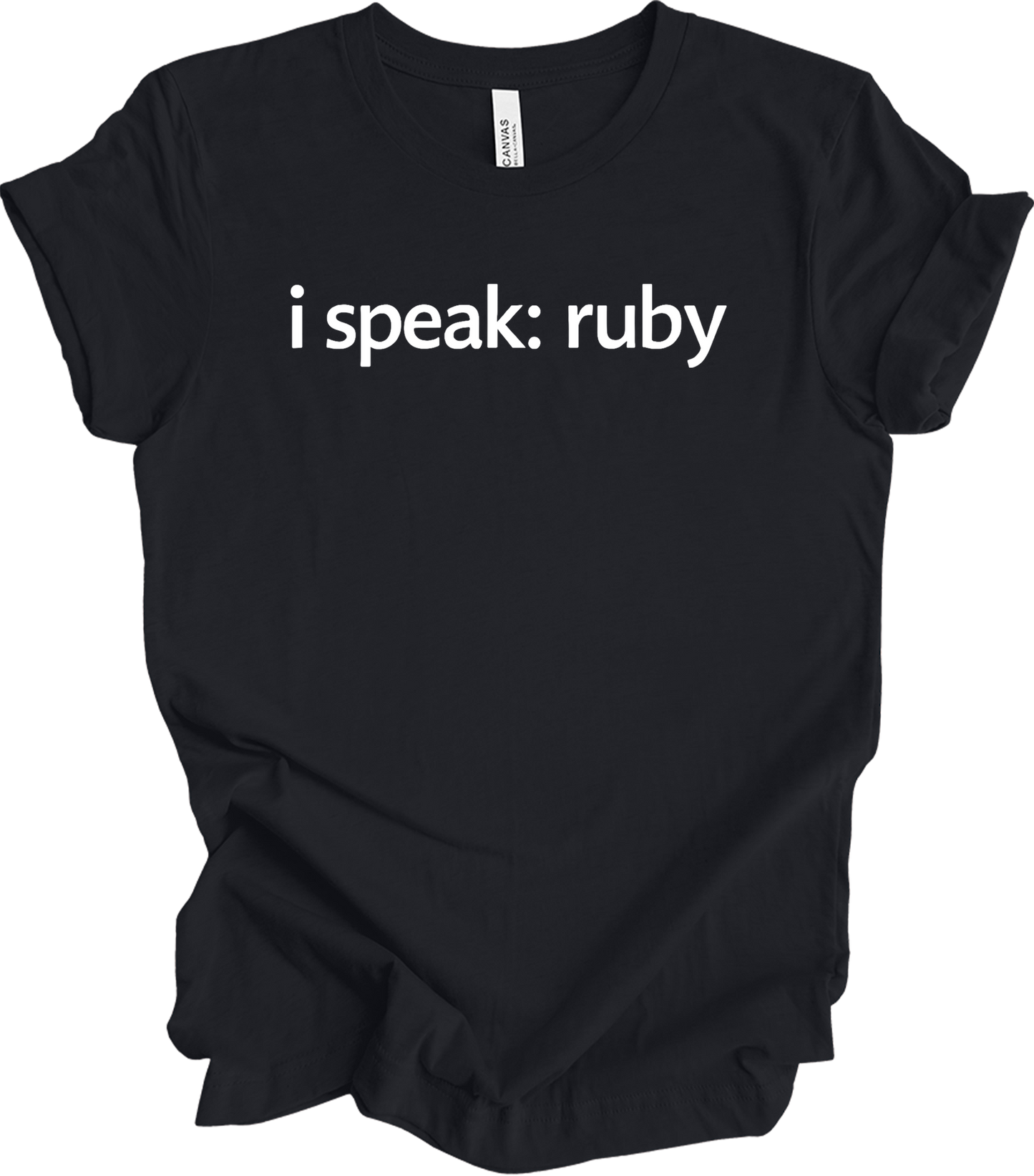 I'm Speaking: Ruby T-Shirt in Vintage Black