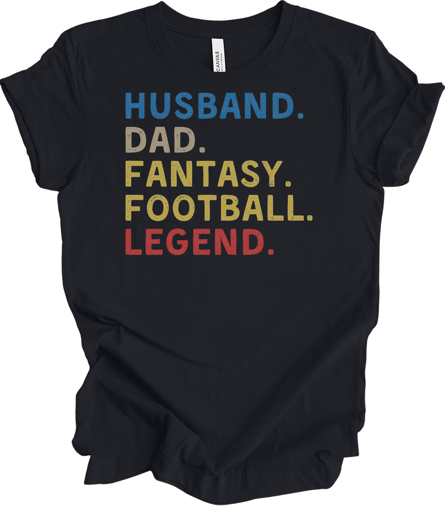 Fantasy Football Legend T-Shirt in Vintage Black