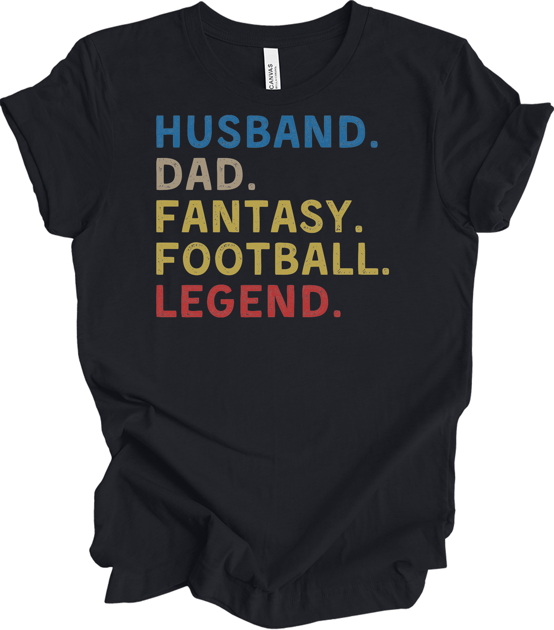Fantasy Football Legend T-Shirt in Vintage Black