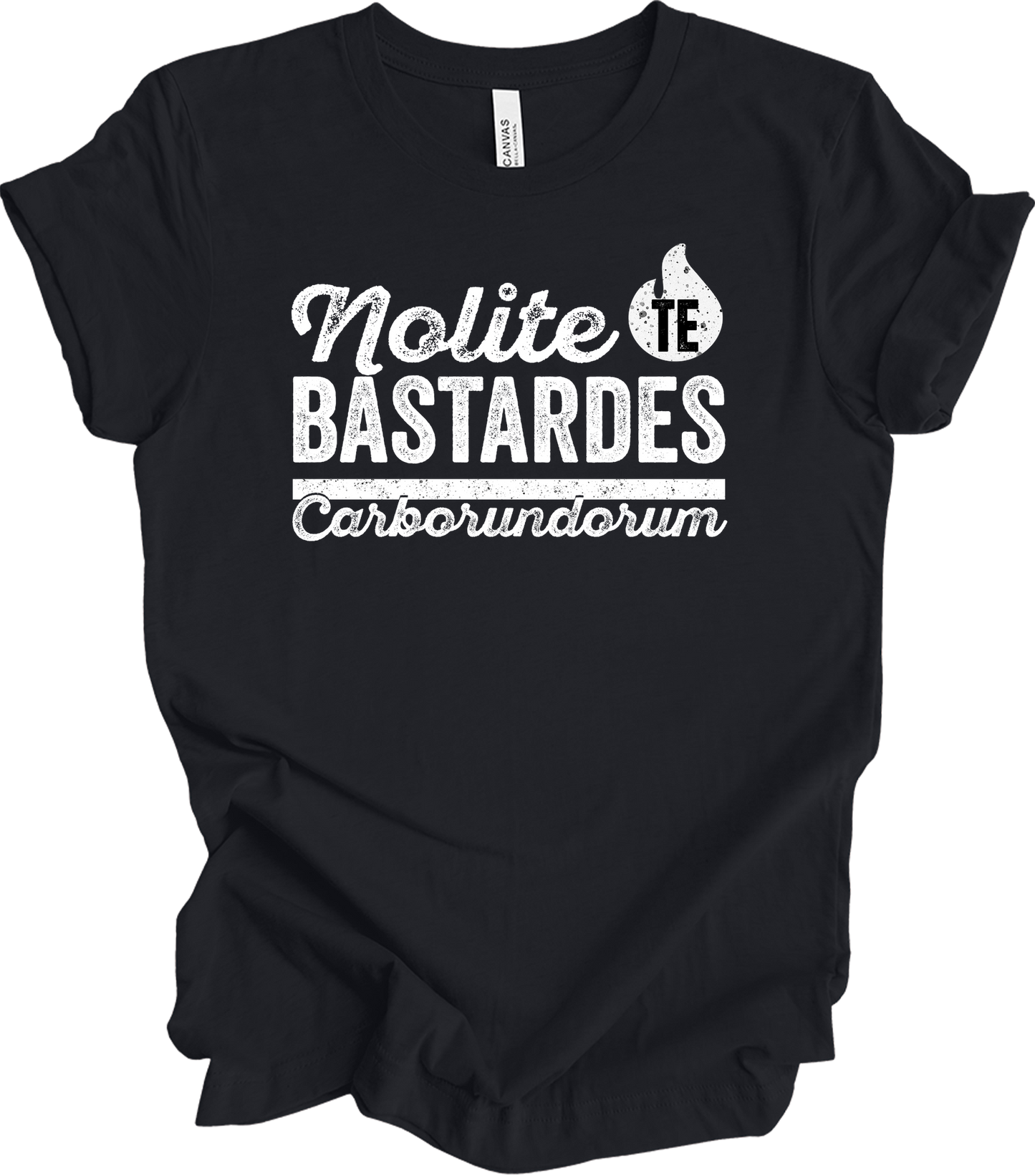 Nolite Te Bastardes Carborundorum T-Shirt in Vintage Black