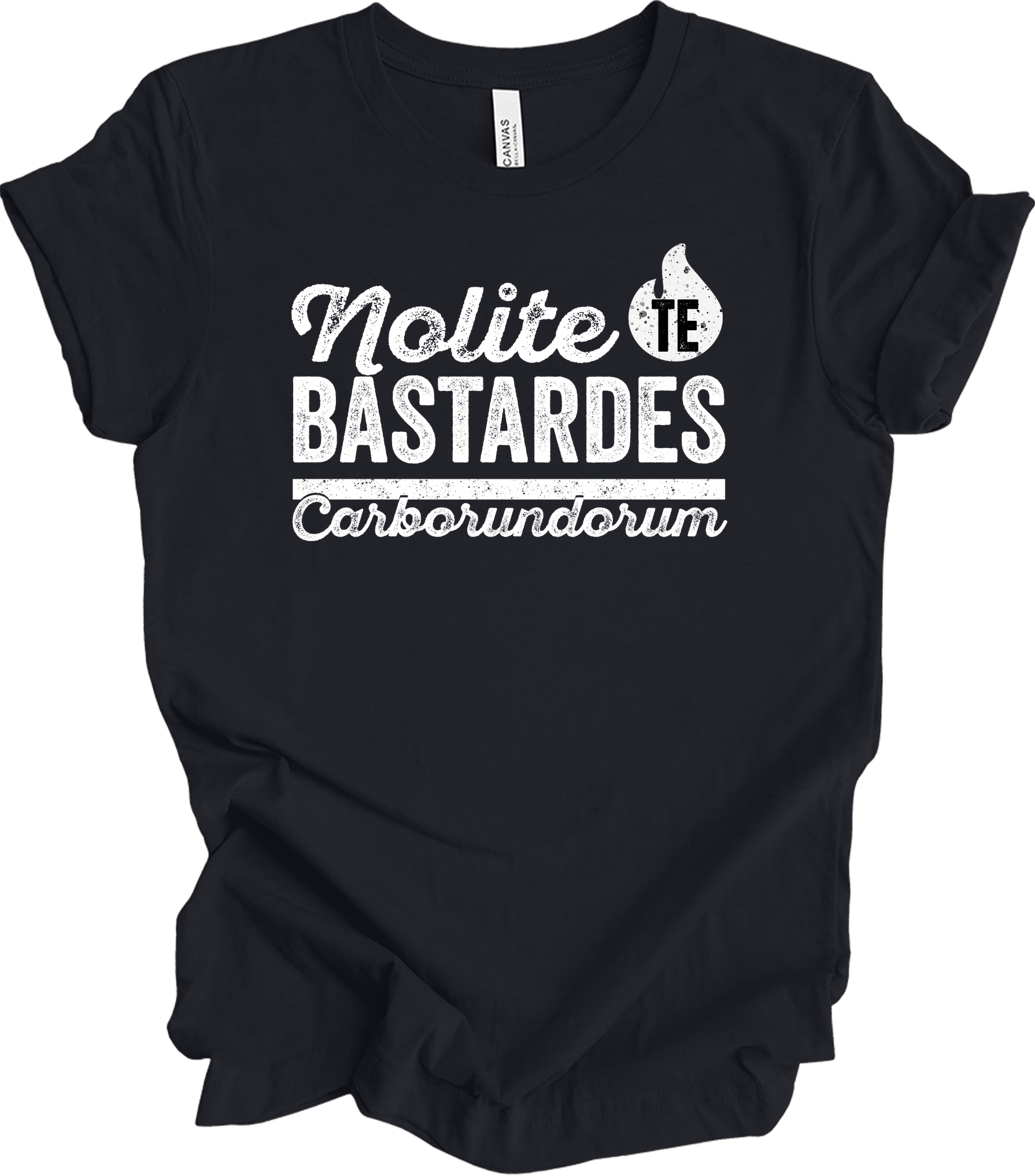 Nolite Te Bastardes Carborundorum T-Shirt in Vintage Black