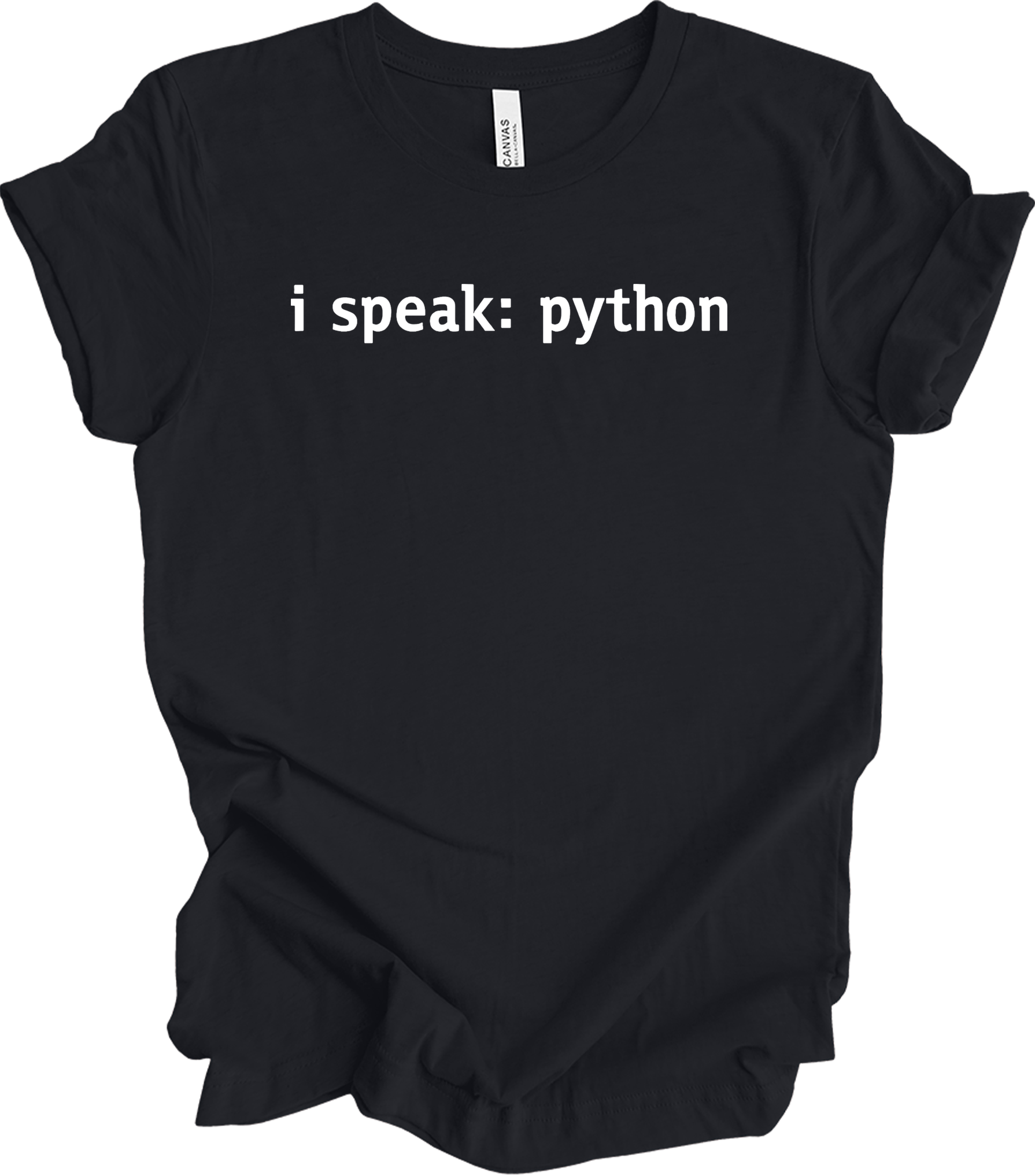 I'm Speaking: Python for Programmers T-Shirt in Vintage Black