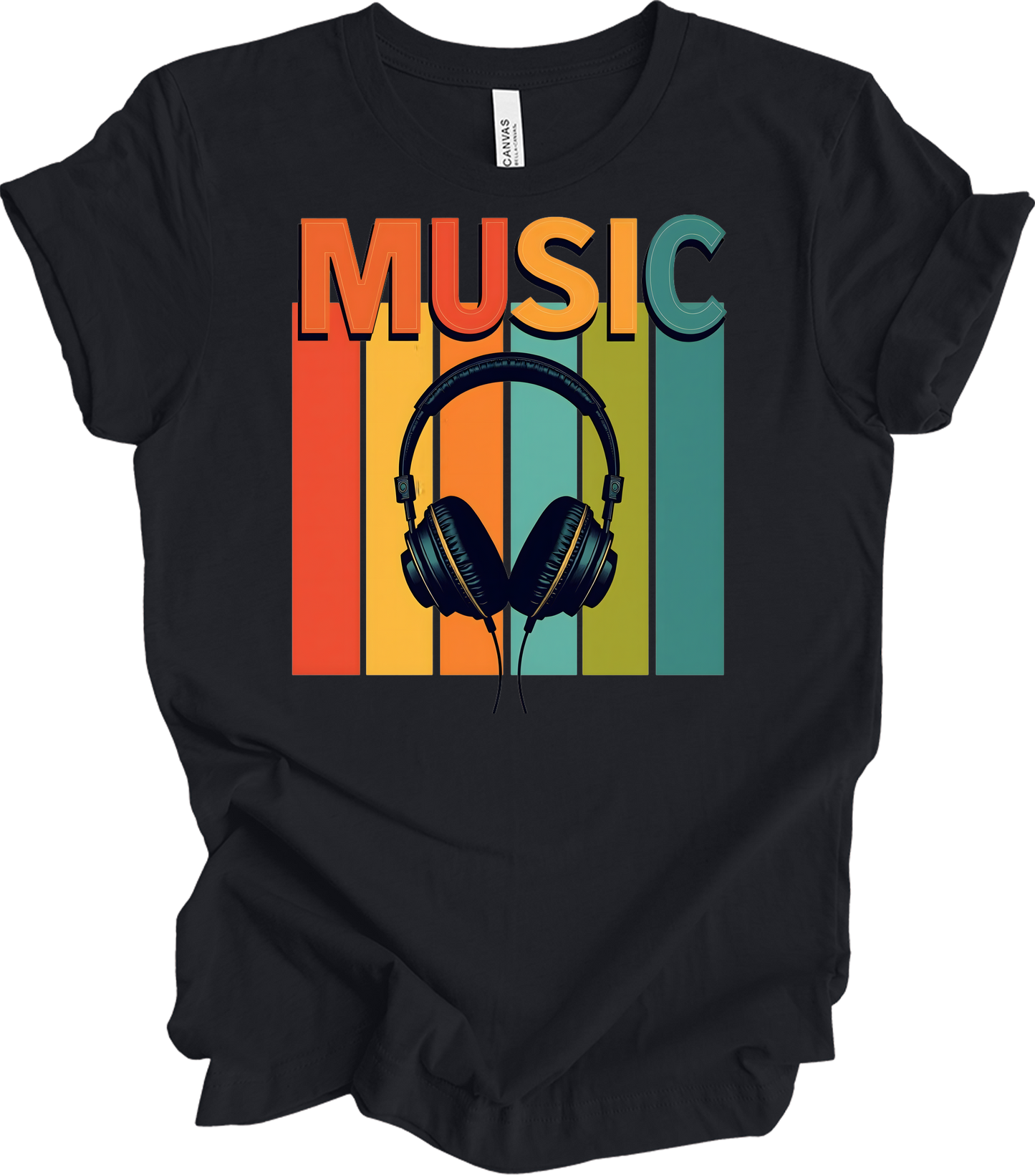 Electronic Music Lover T-Shirt in Vintage Black