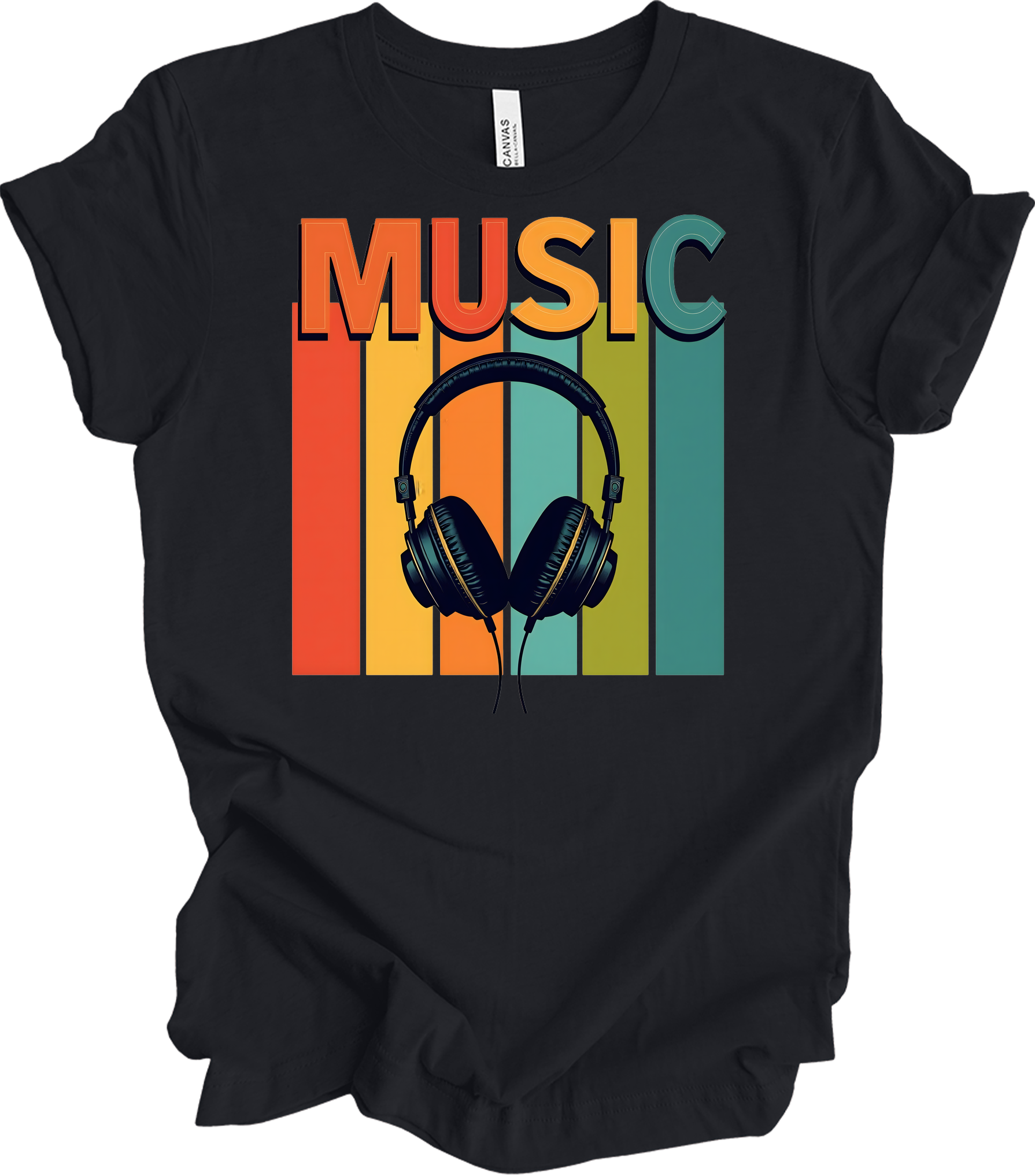 Electronic Music Lover T-Shirt in Vintage Black