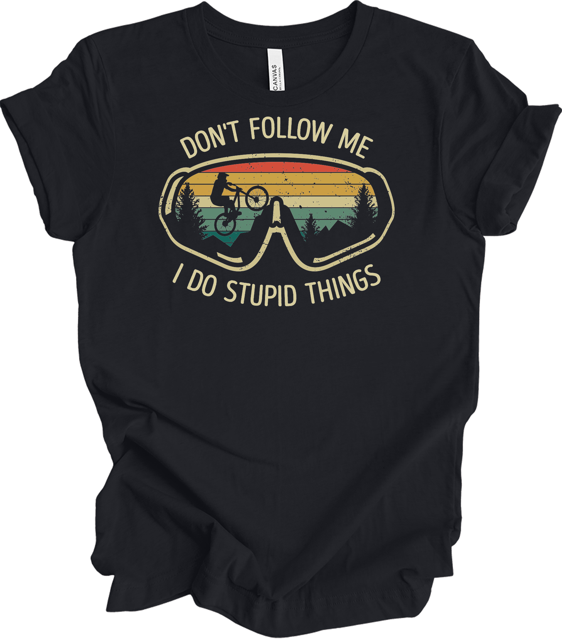 Don't Follow Me MTB T-Shirt in Vintage Black
