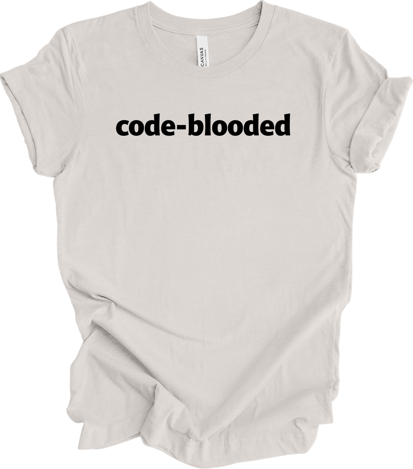 Code Blooded Programmer T-Shirt in Vintage White