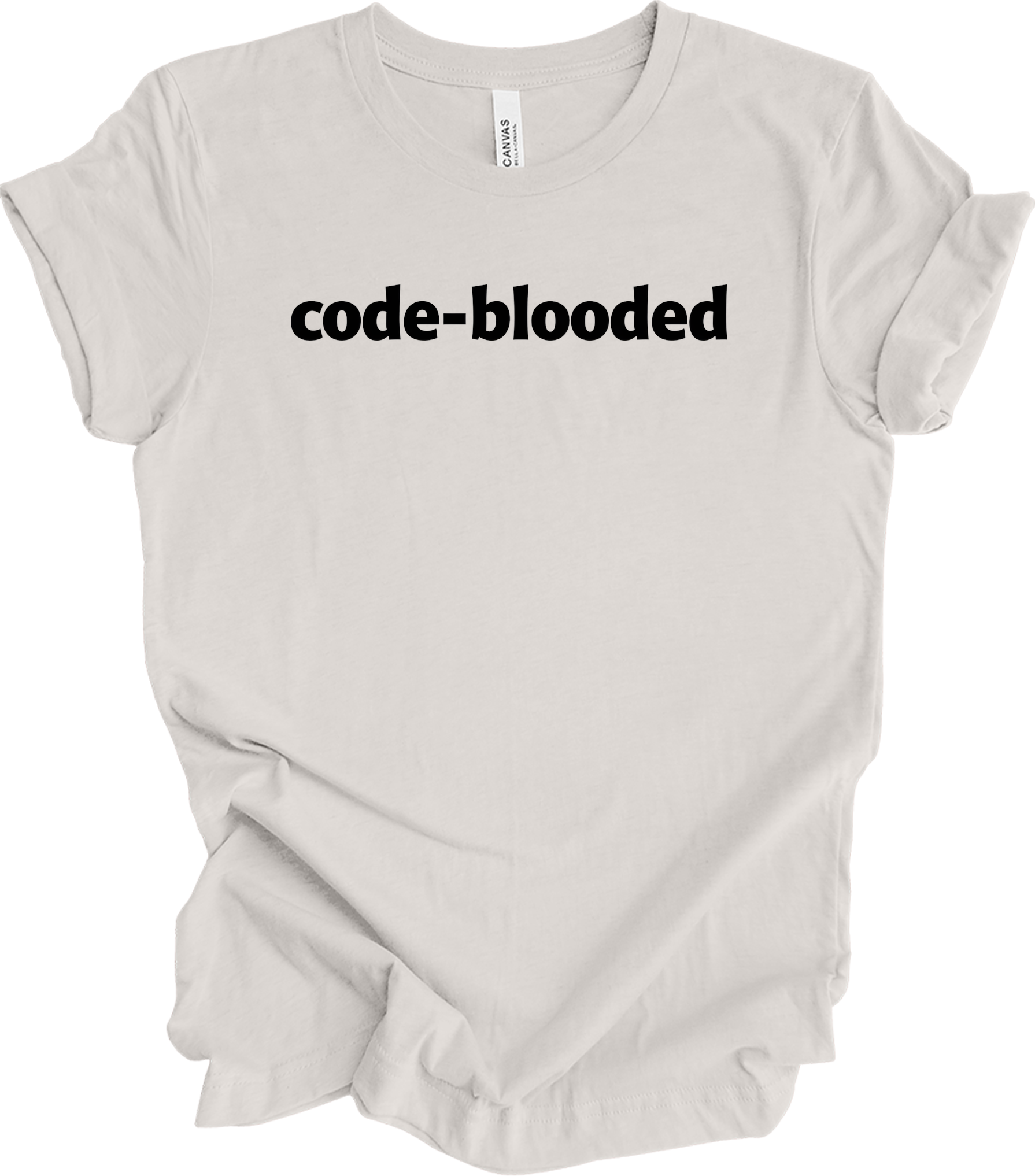 Code Blooded Programmer T-Shirt in Vintage White
