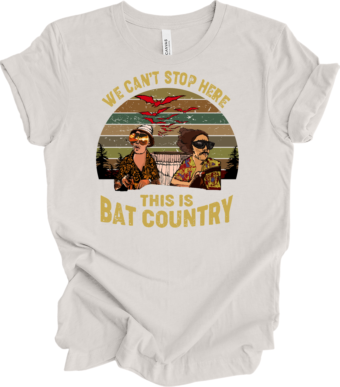 Bat Country T-Shirt in Vintage White