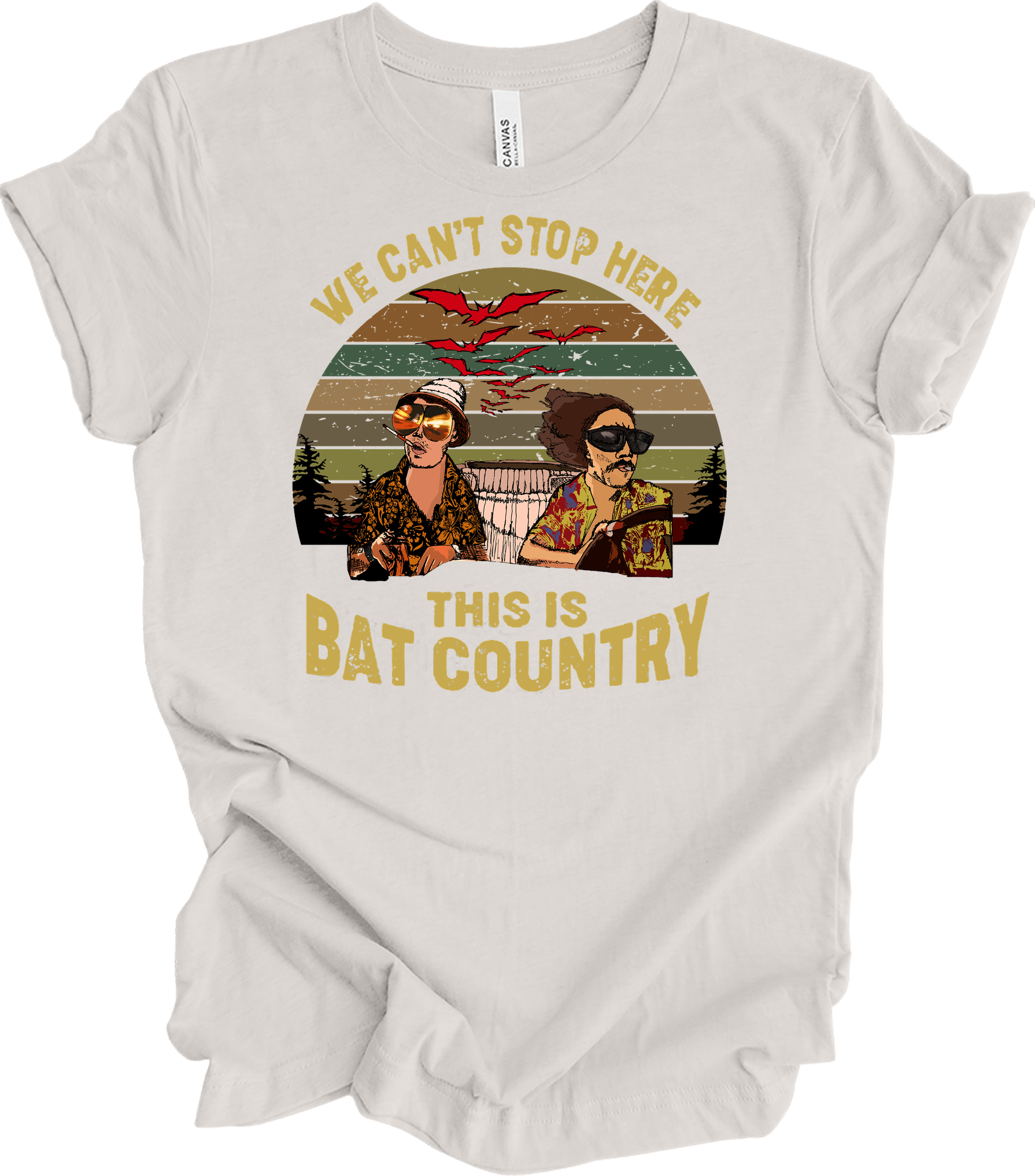 Bat Country T-Shirt in Vintage White