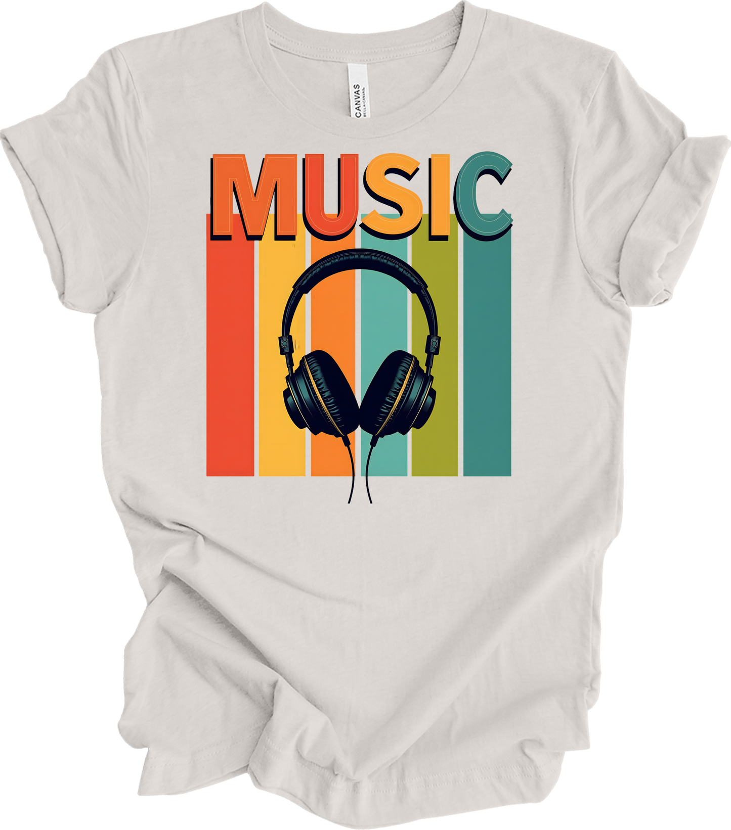 Electronic Music Lover T-Shirt in Vintage White
